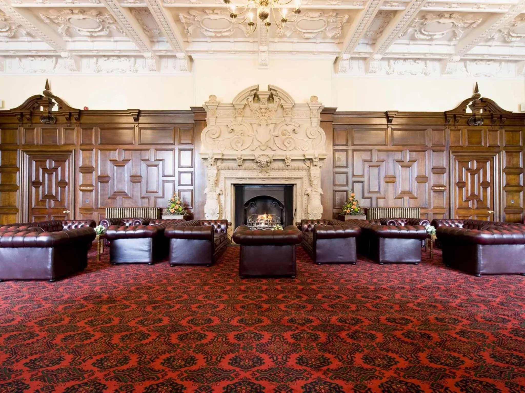 Lounge or bar in Stoke Rochford Hall