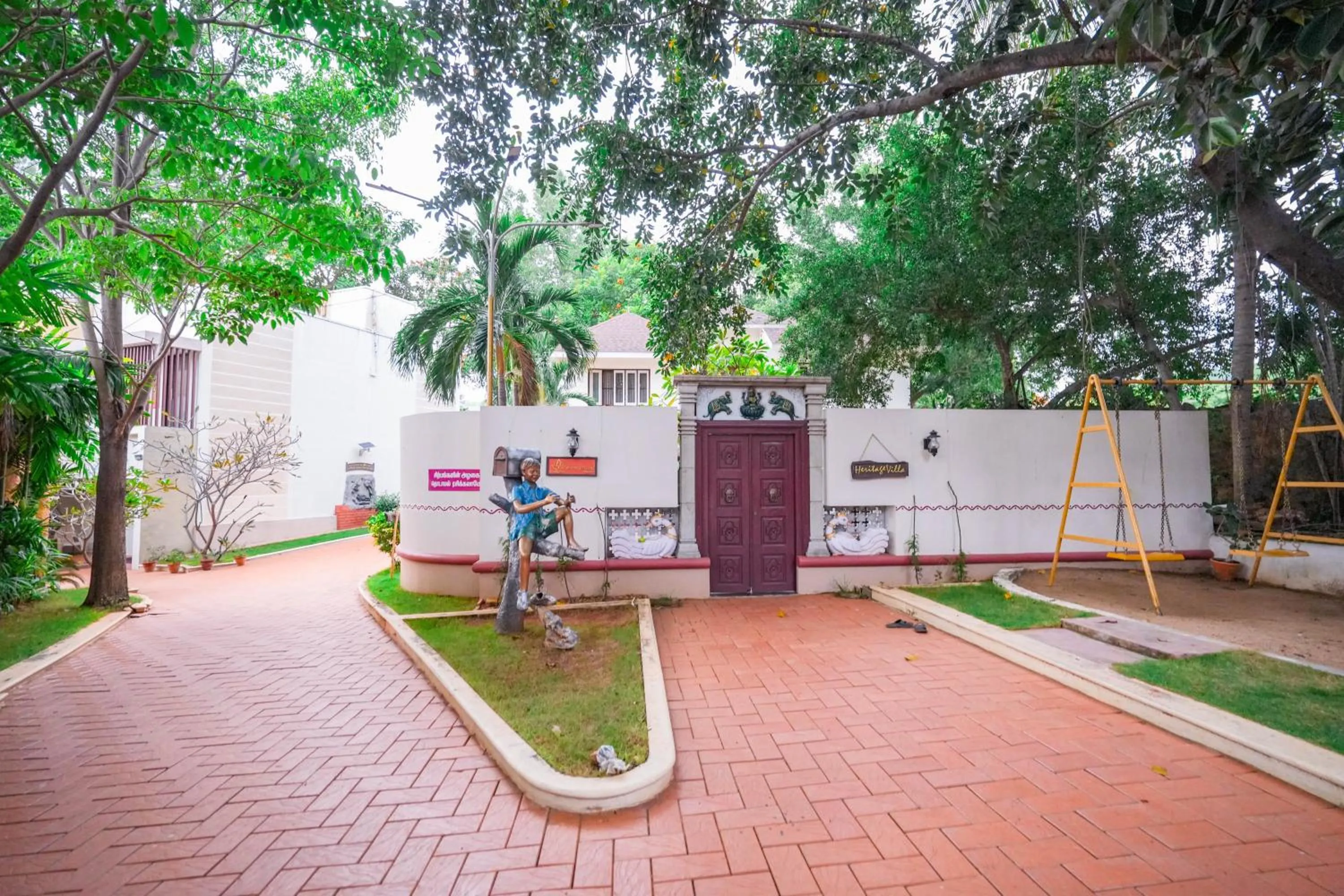 Children play ground in Mount Retreat Resorts - Madurai