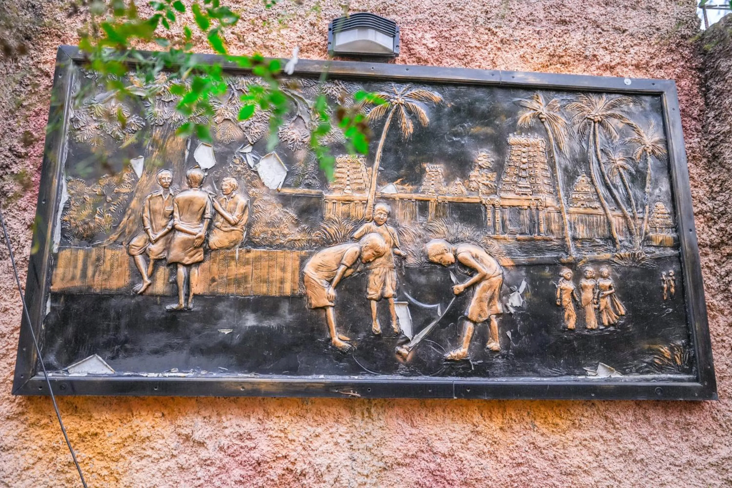 Decorative detail in Mount Retreat Resorts - Madurai