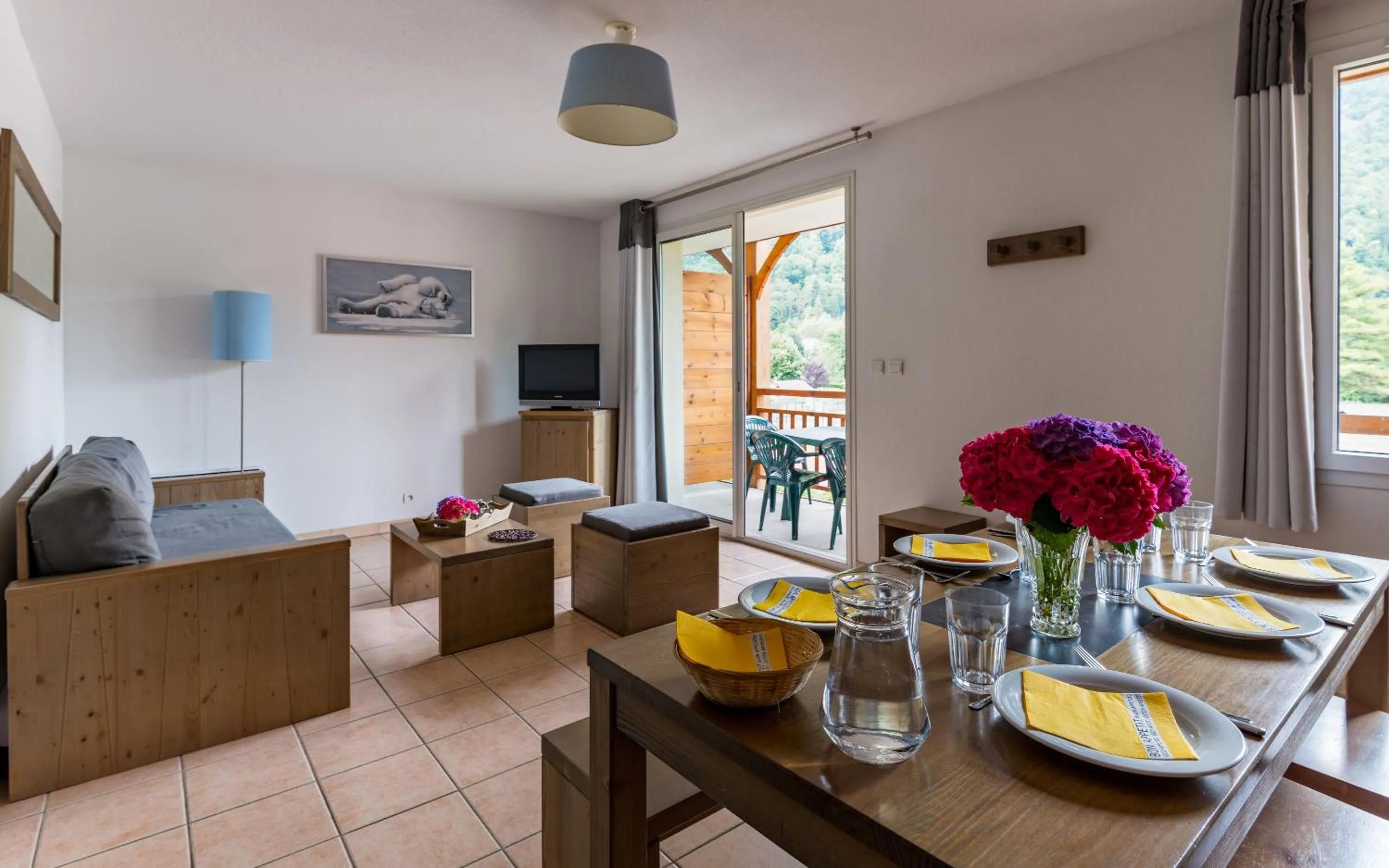 Living room in Lagrange Vacances Le Belvédère