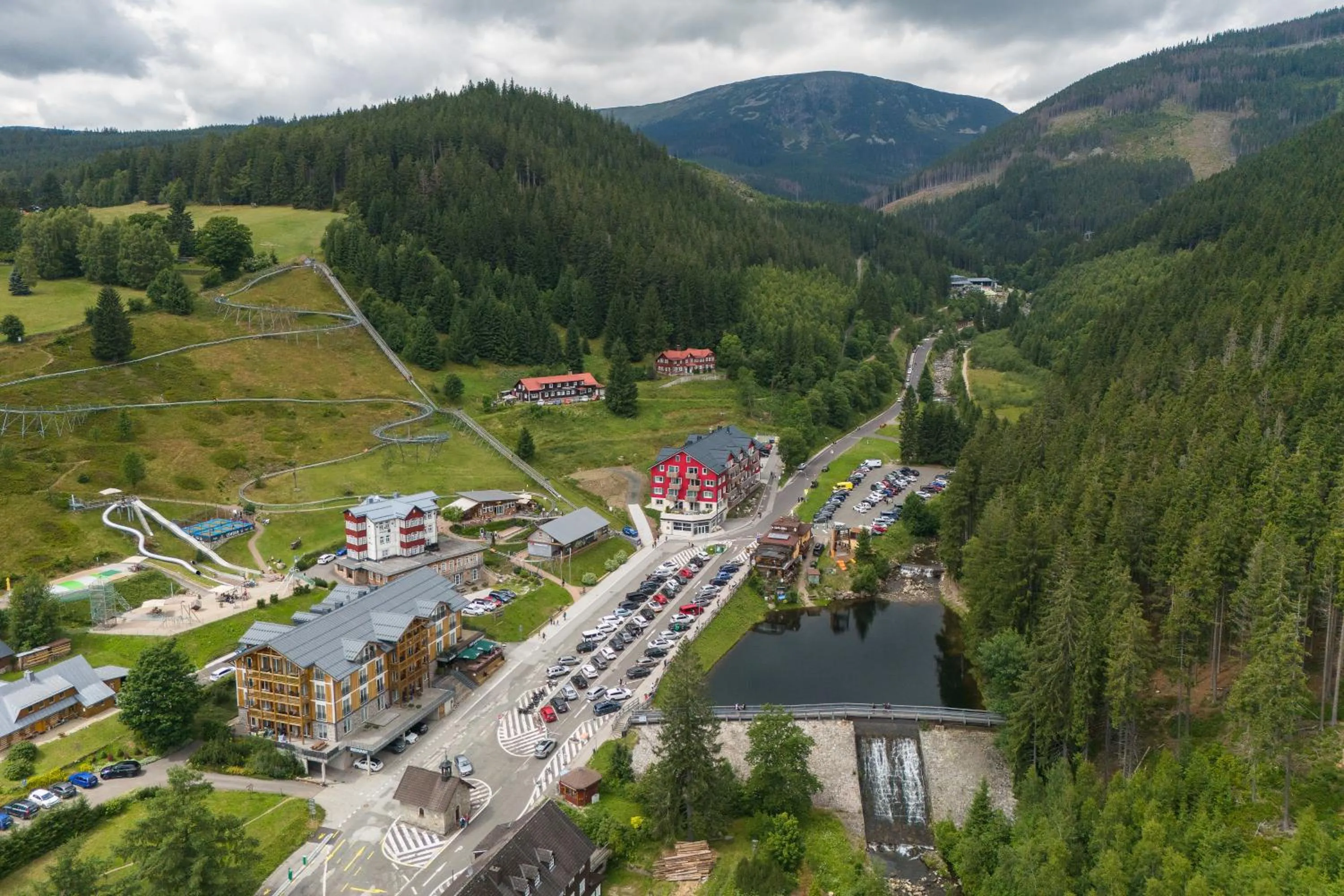 Property building in Aparthotel Kovarna Residence