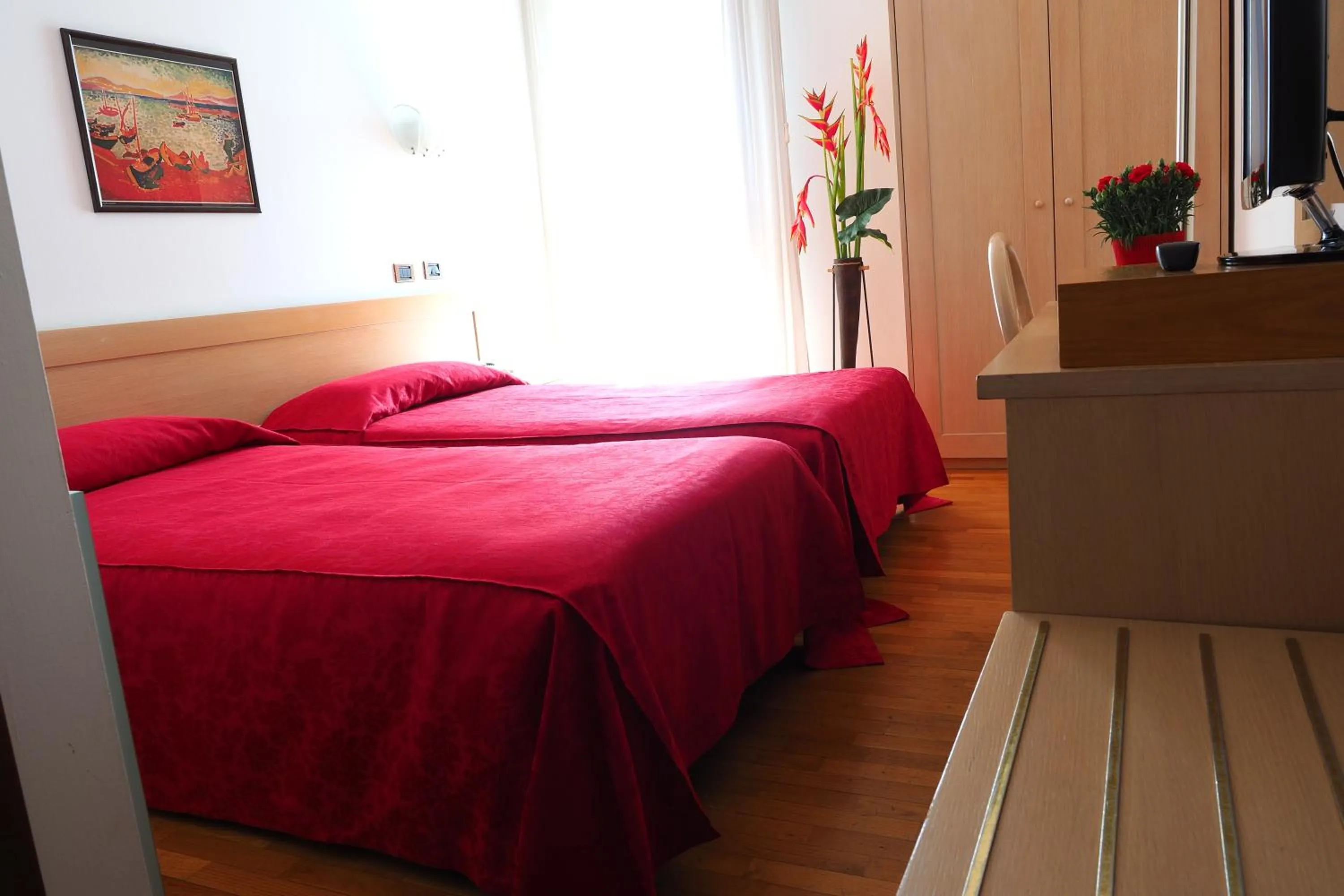 Bed in Hotel Spresiano