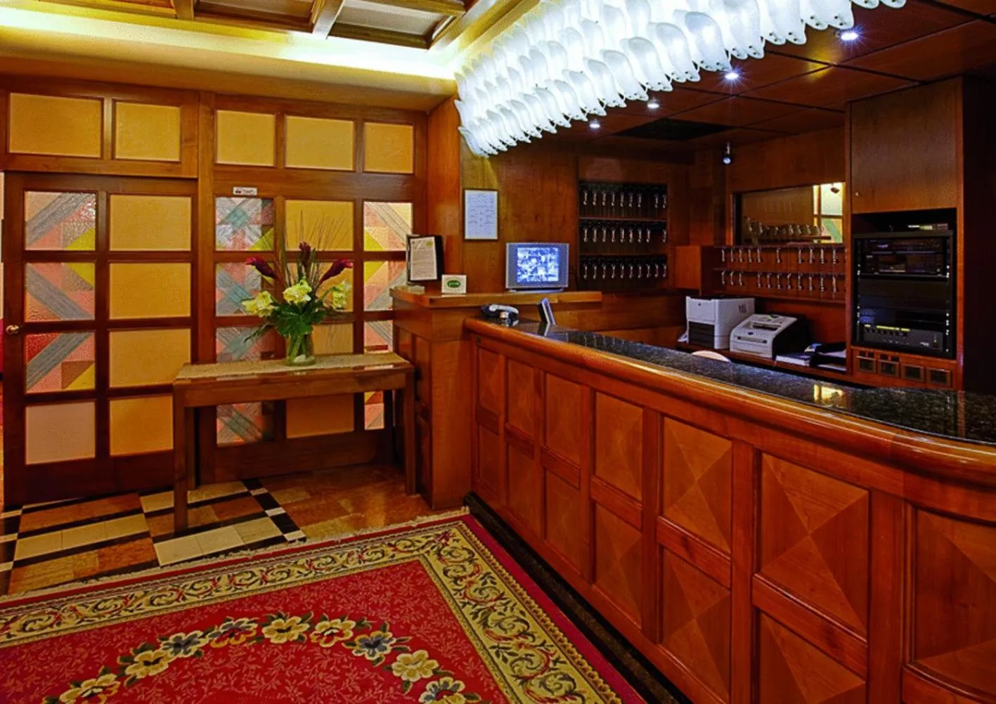 Lobby or reception in Hotel Spresiano