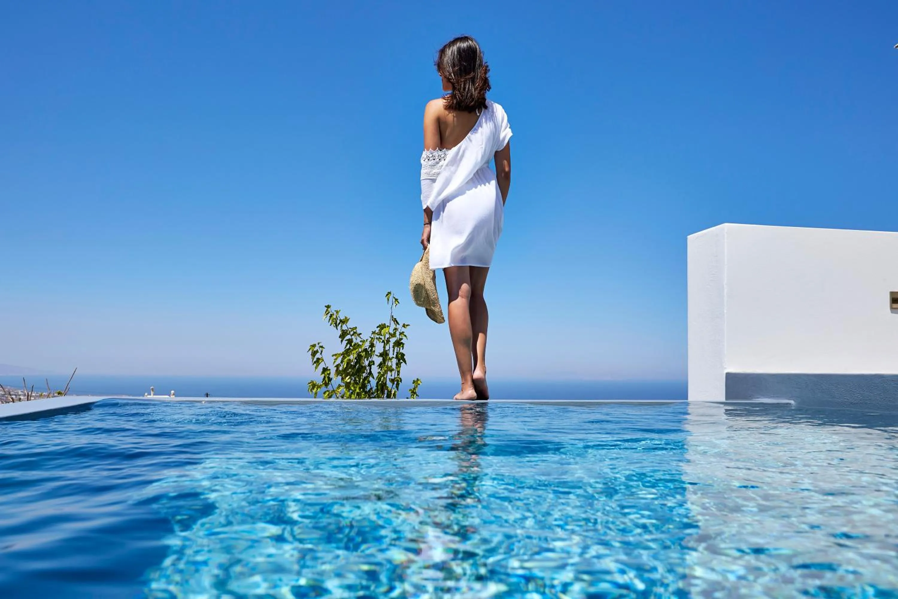 Pool view in Nova Luxury Suites