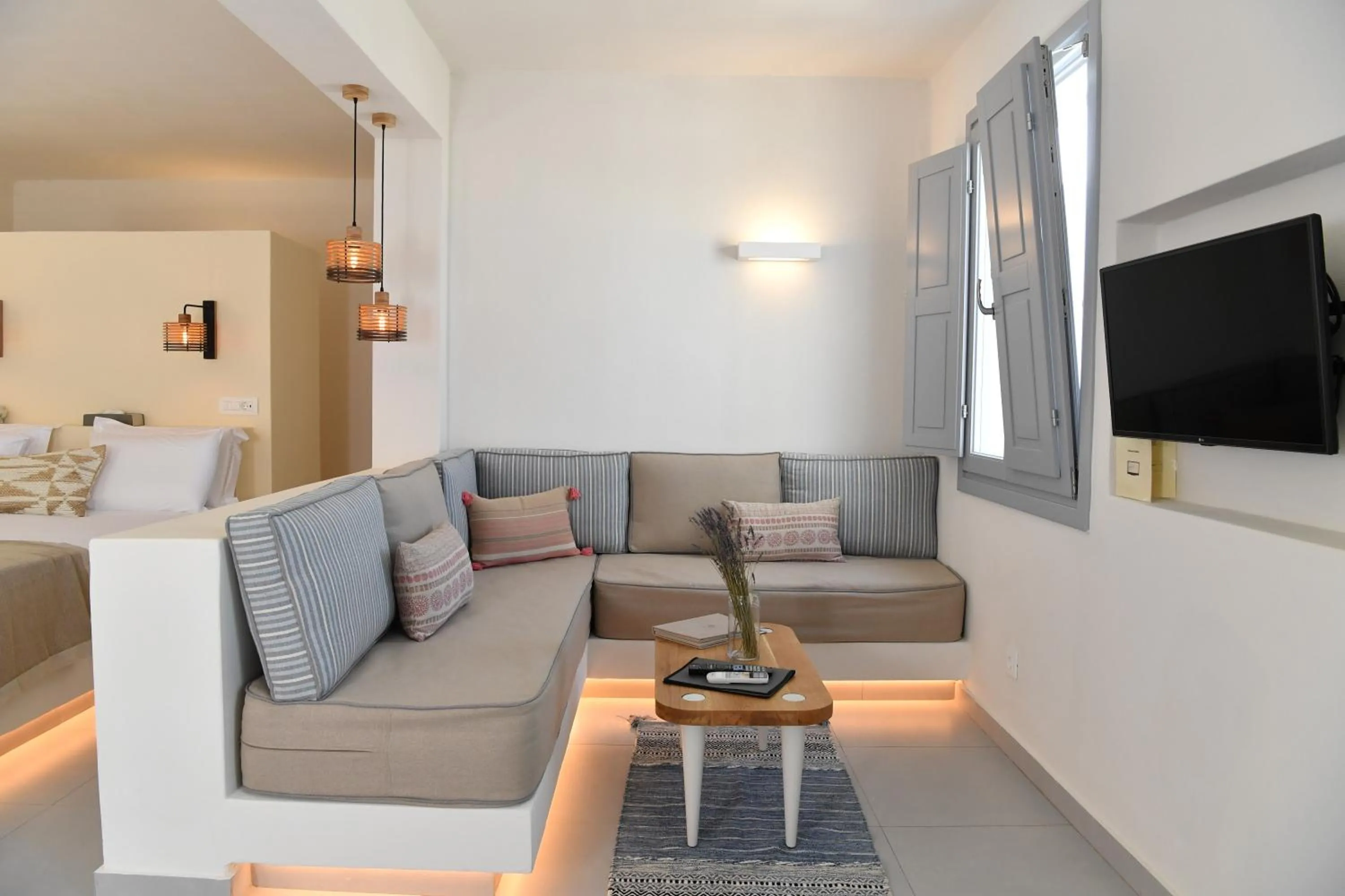 Living room in Nova Luxury Suites