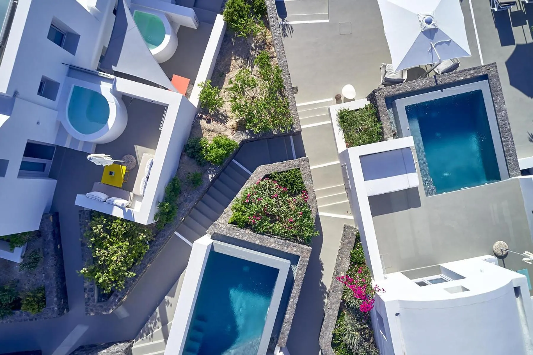 Bird's eye view in Nova Luxury Suites