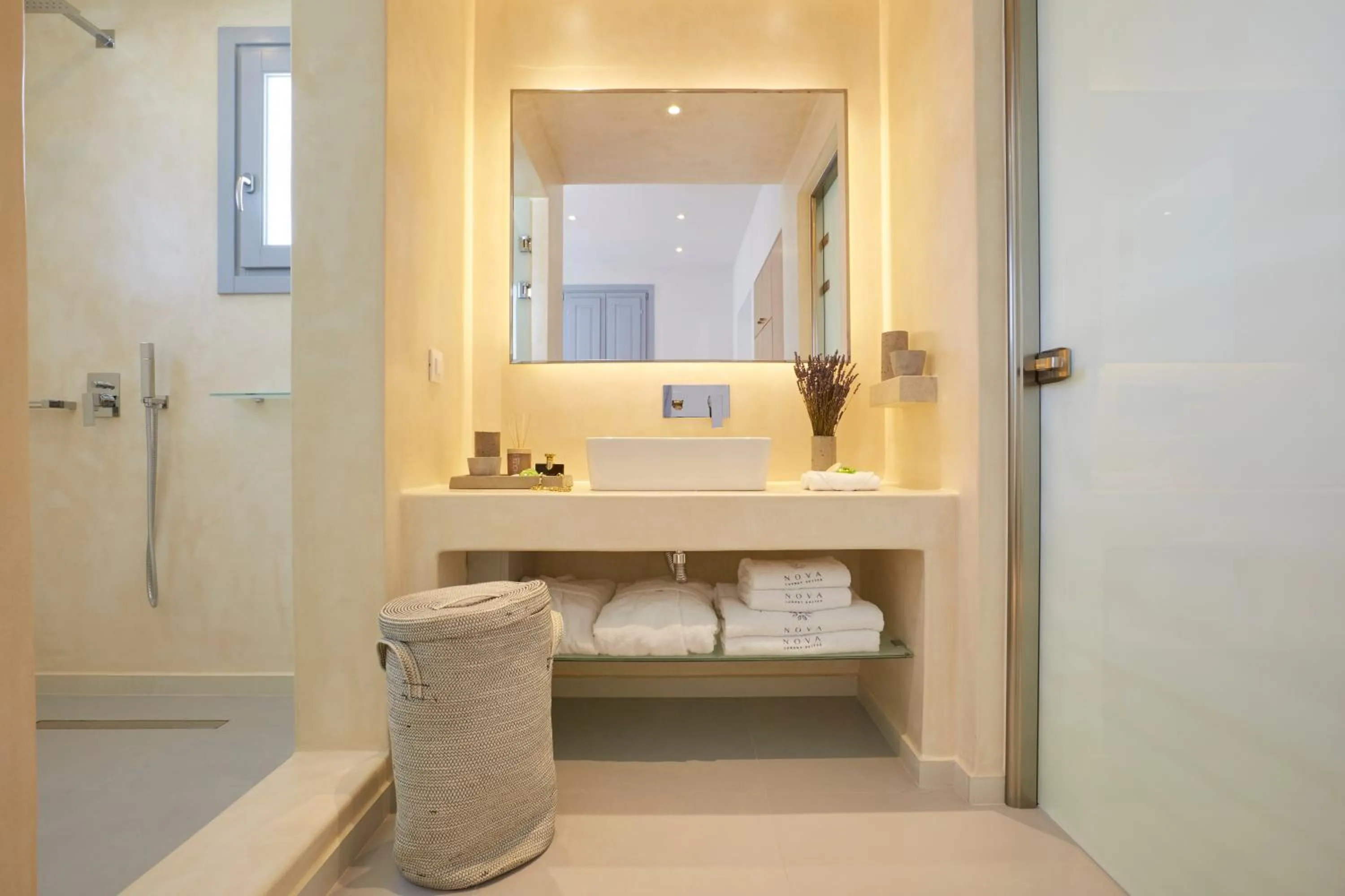 Bathroom in Nova Luxury Suites