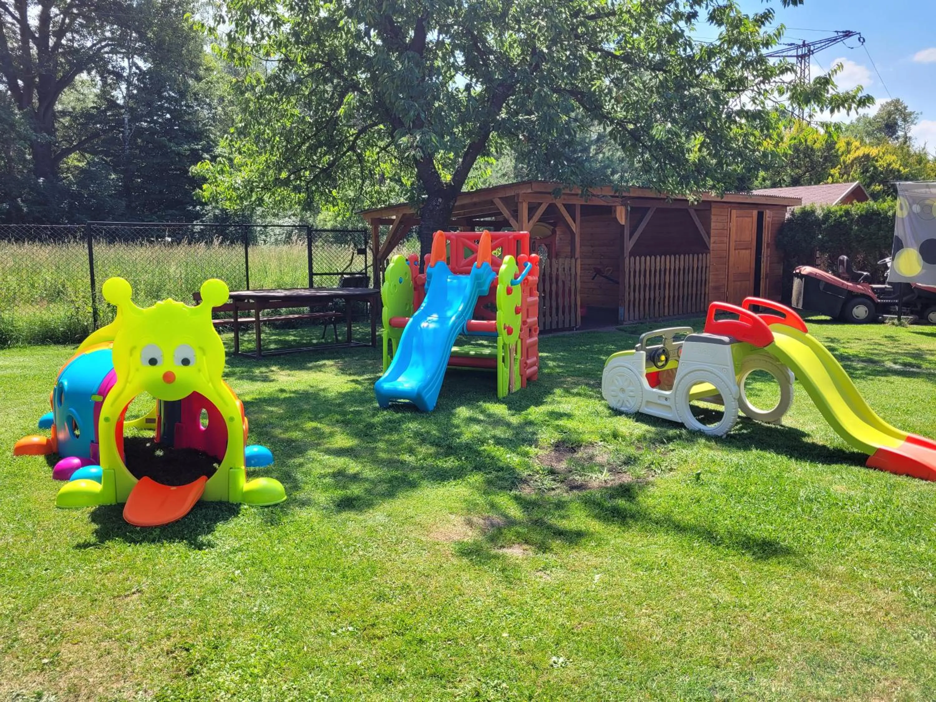 Children play ground in Gosciniec Pod Brzegiem