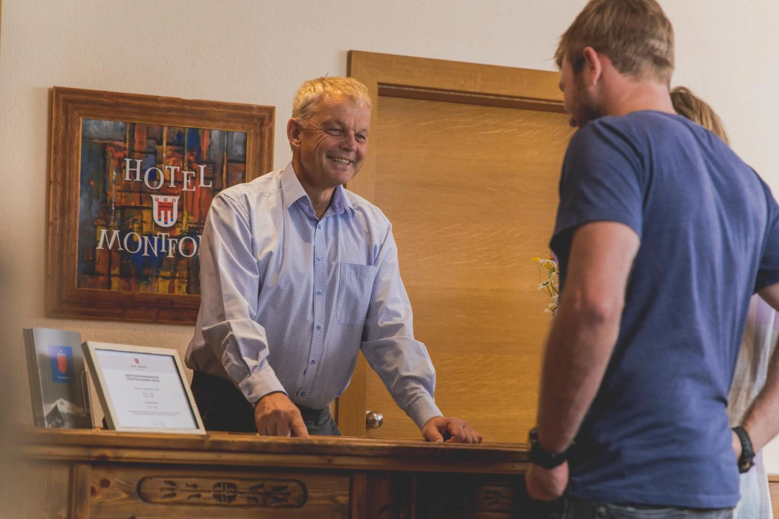 Lobby or reception in Hotel Montfort
