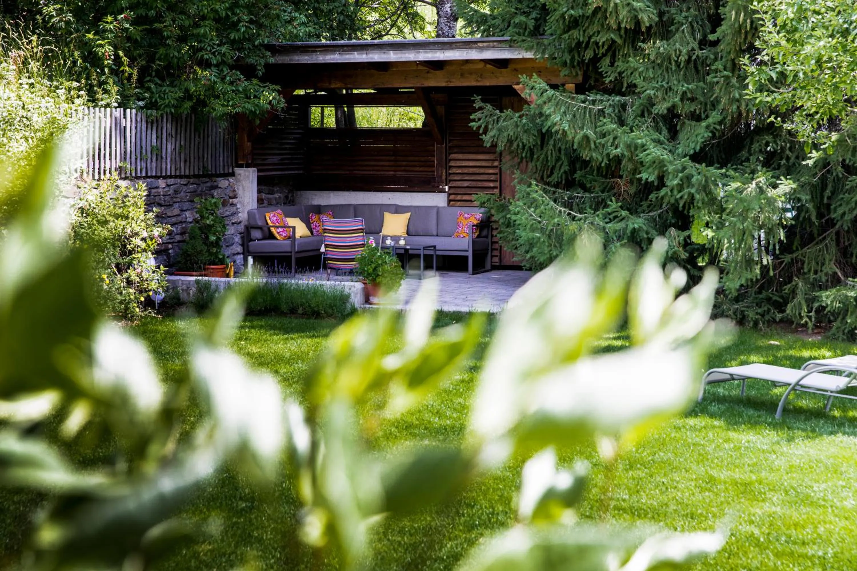 Garden in Hotel Montfort