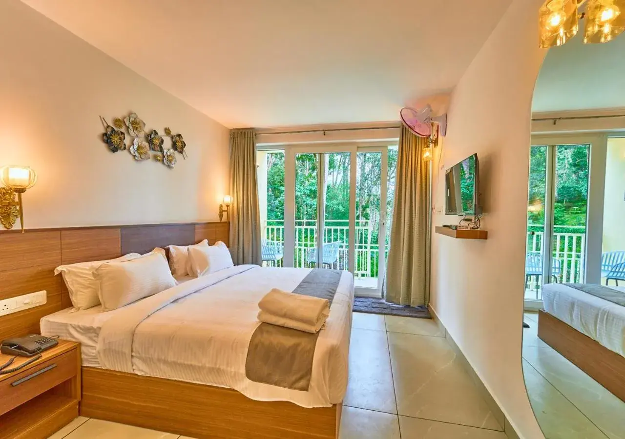 Deluxe Room in Areva Inn Plantation Resort Munnar with Pool by VOYE HOMES Deluxe Room in Areva Inn Plantation Resort Munnar with Pool by VOYE HOMES