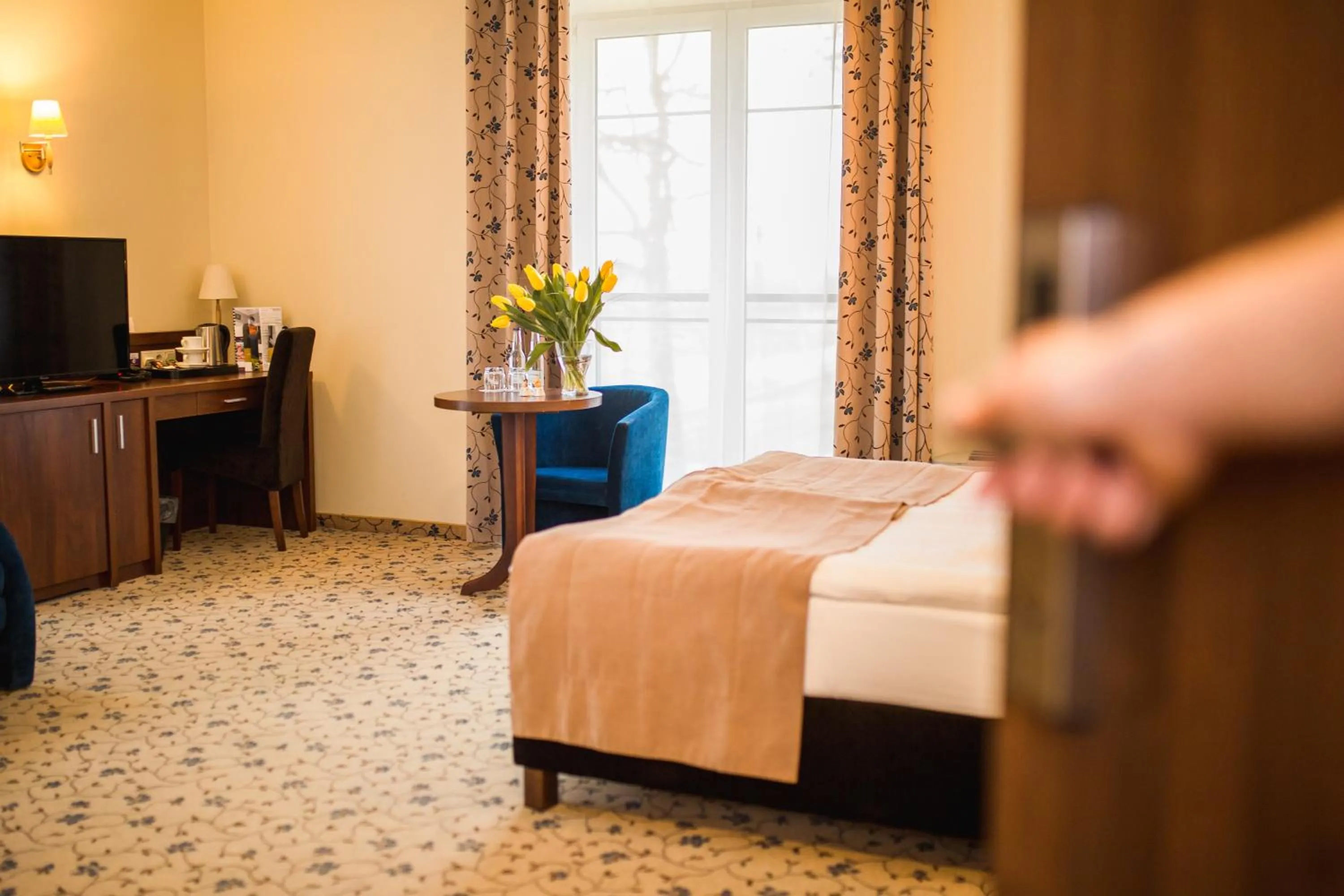 Bed in Dosłońce Resort Wellness & Farm