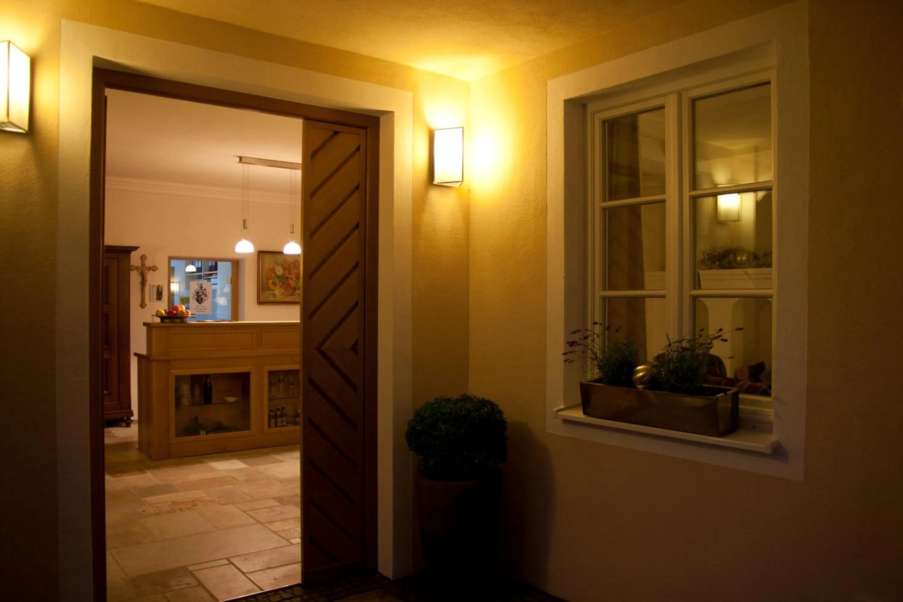 Lobby or reception in Landhotel - Hotel & Brauereigasthof Schneider