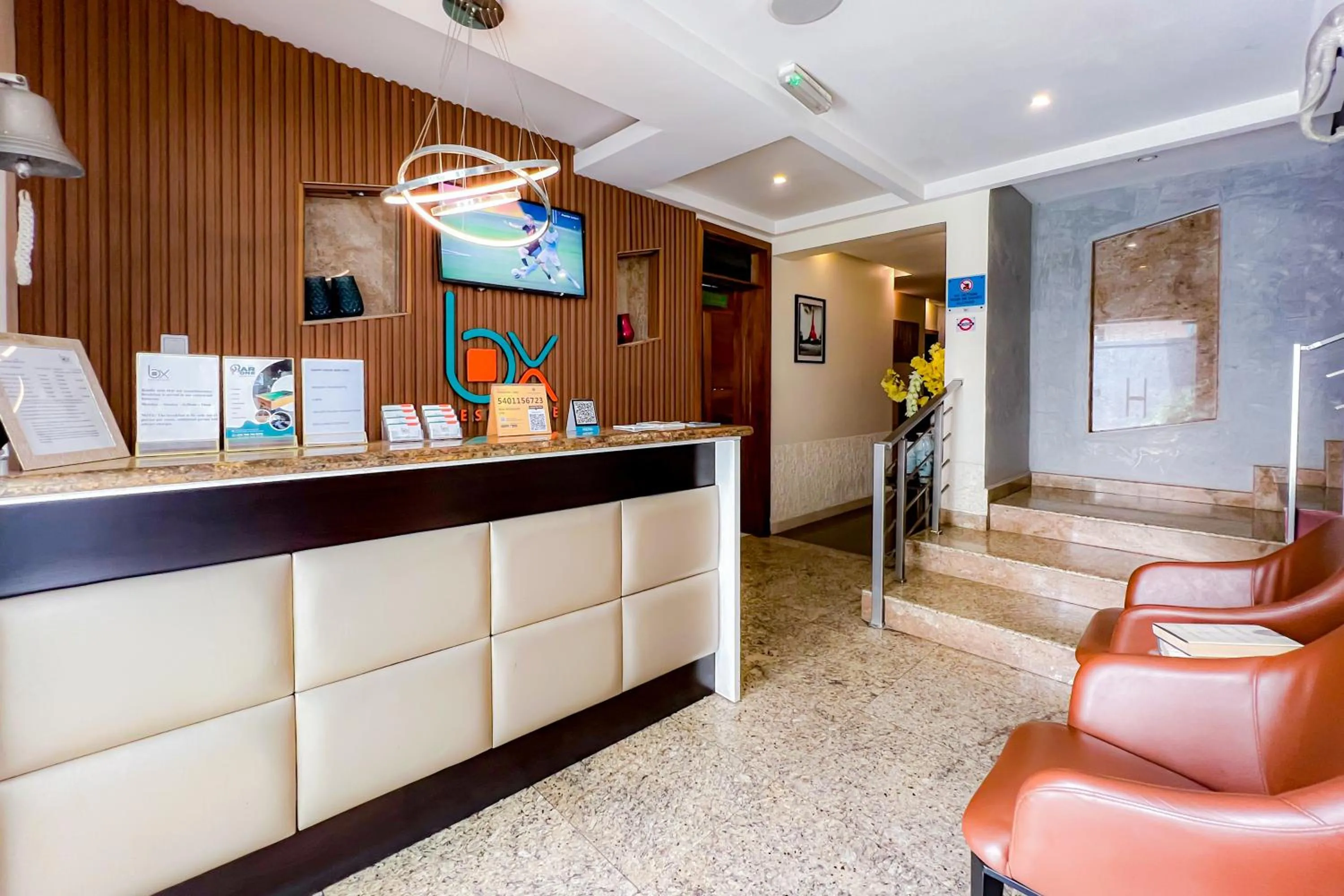 Lobby or reception in Box Residence Hotel
