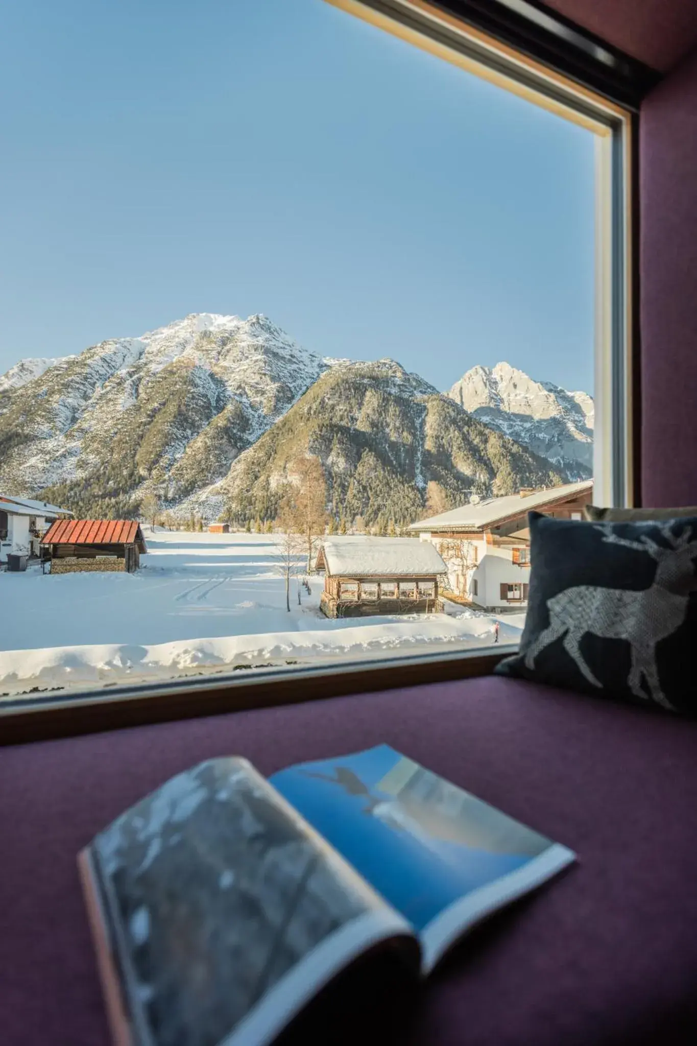 Natural landscape, Mountain View in Biohotel Leutascherhof