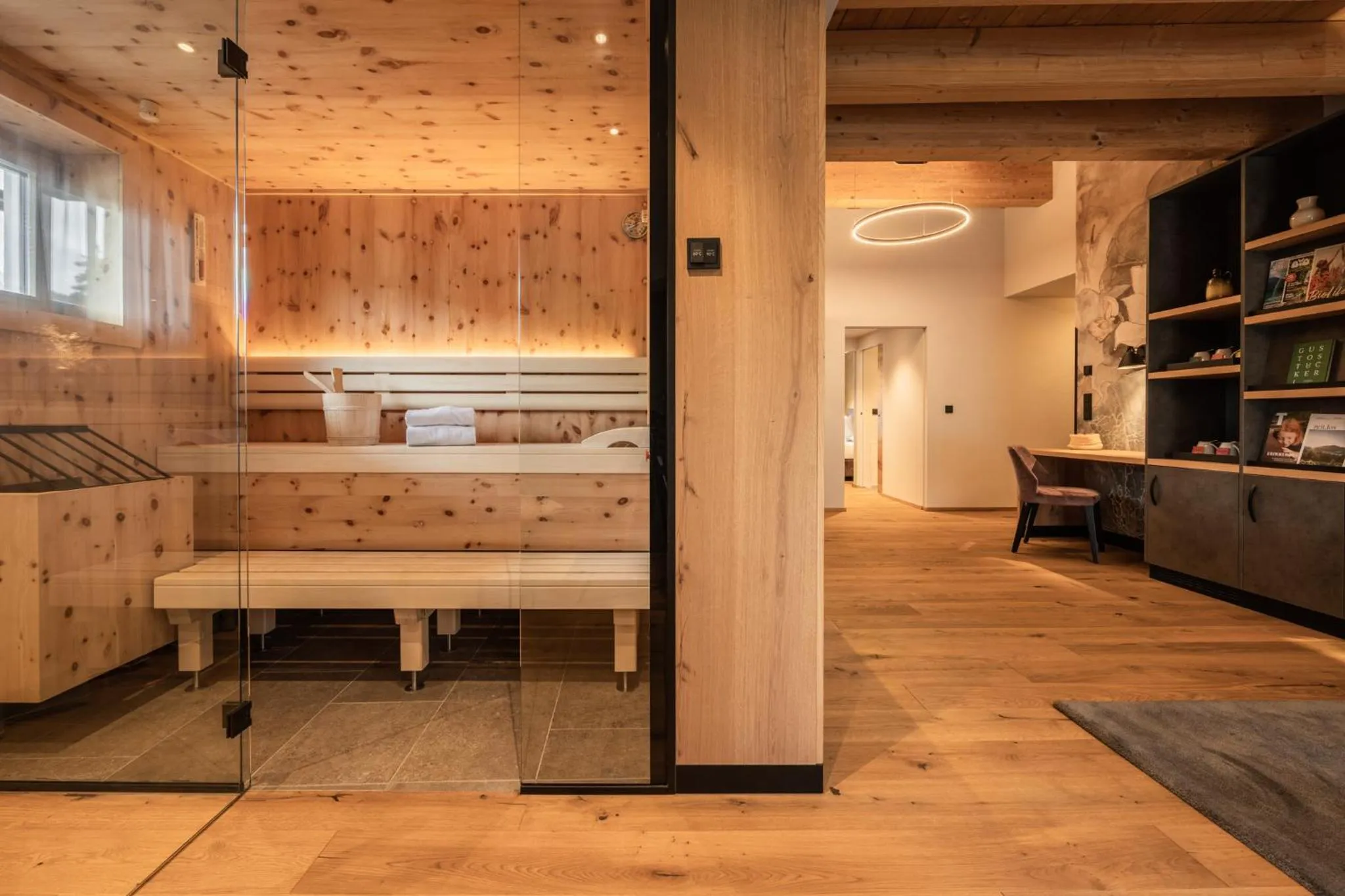 Living room in Biohotel Leutascherhof