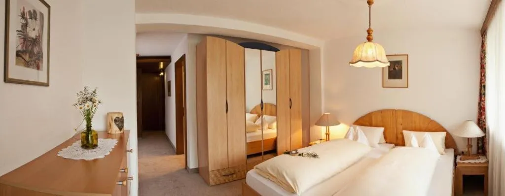 Bed in Biohotel Leutascherhof