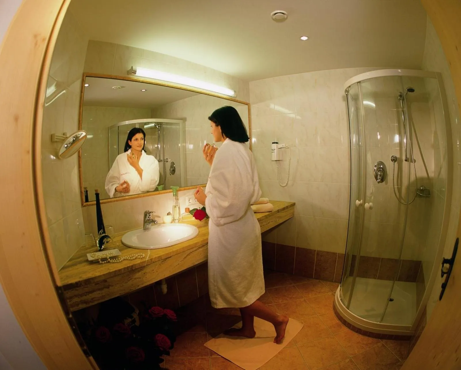 Shower in Biohotel Leutascherhof