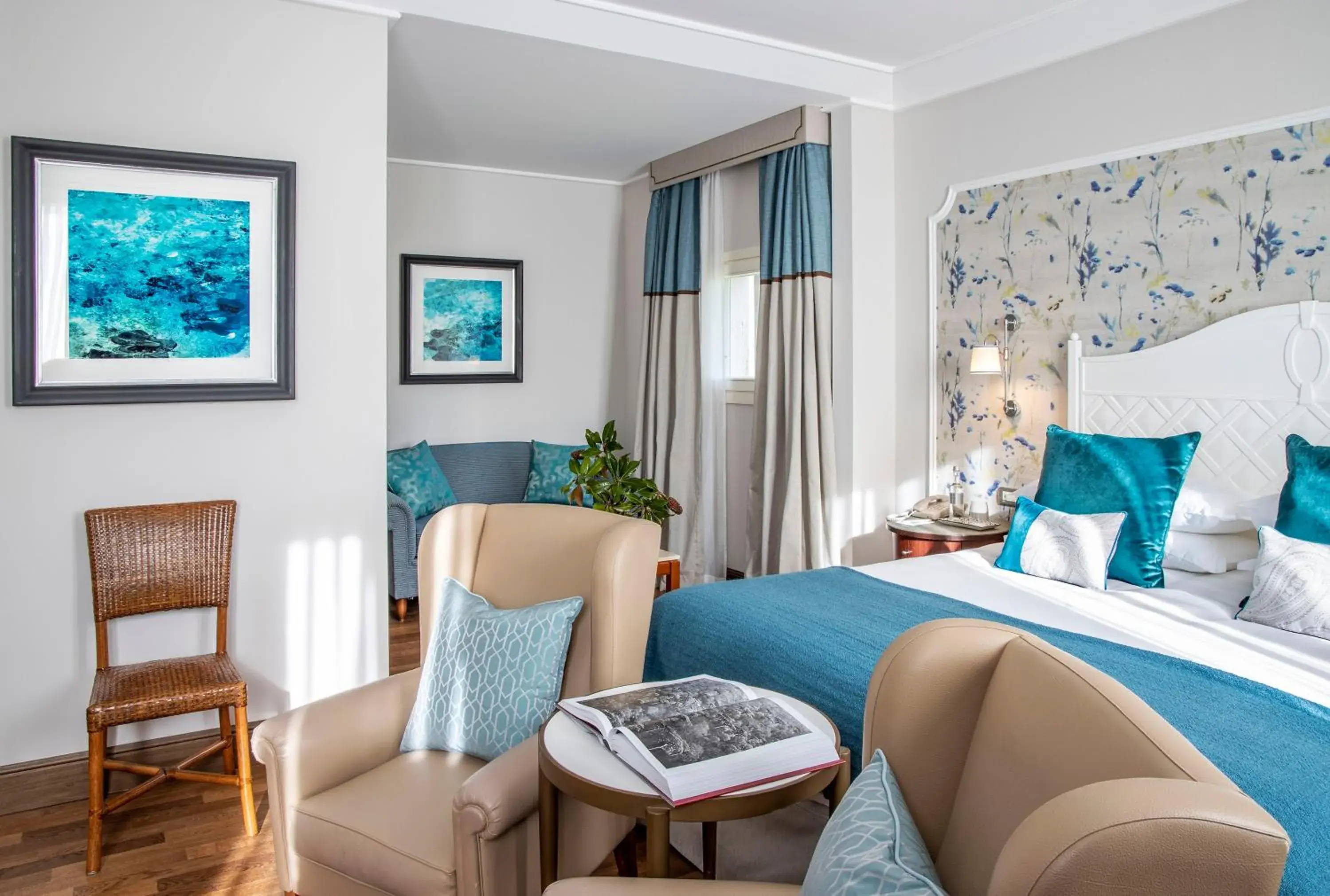 Bedroom, Bed in Terme di Saturnia Natural Spa & Golf Resort - The Leading Hotels of the World Bedroom, Bed in Terme di Saturnia Natural Spa & Golf Resort - The Leading Hotels of the World