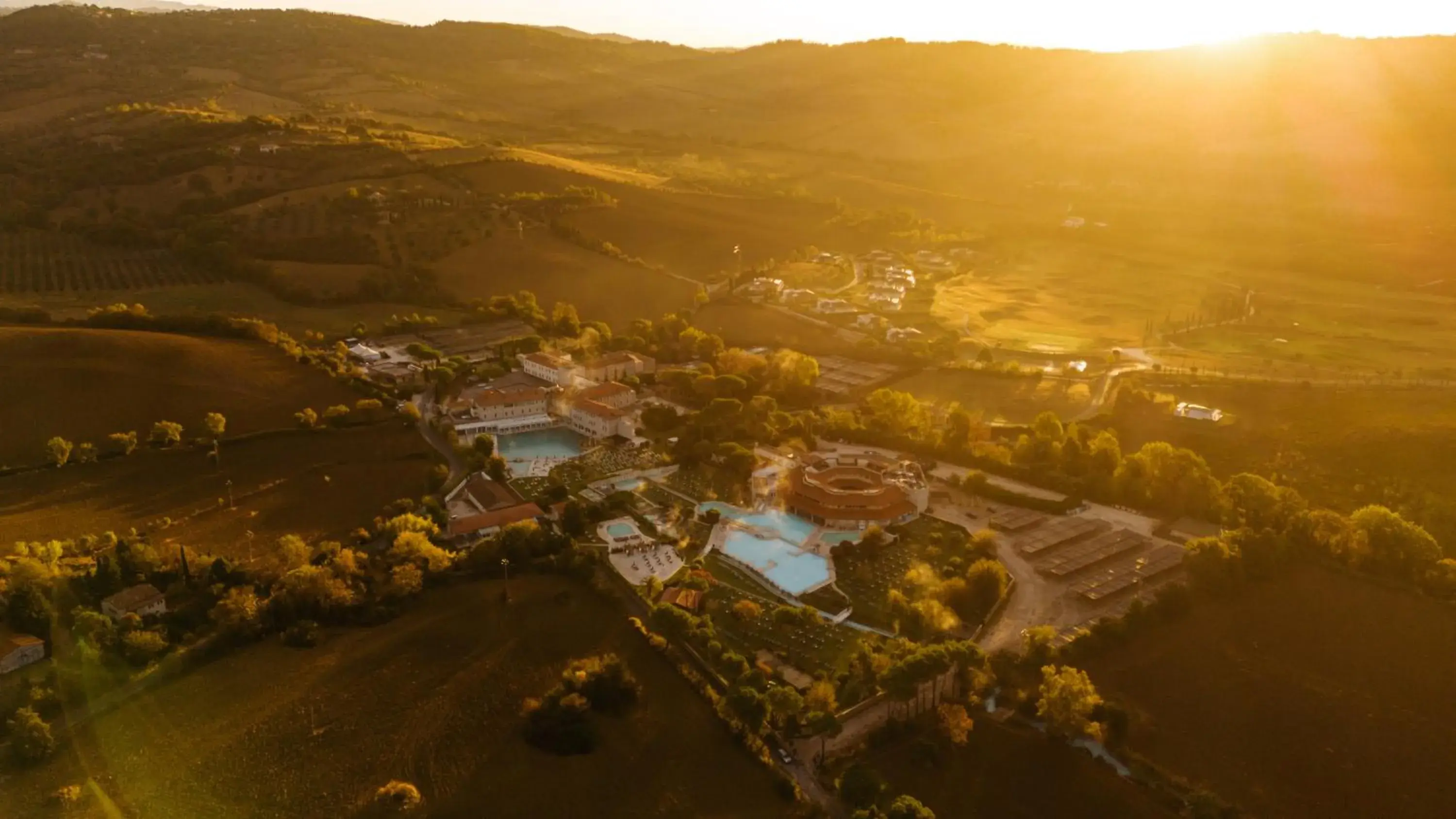 Bird's eye view in Terme di Saturnia Natural Spa & Golf Resort - The Leading Hotels of the World Bird's eye view in Terme di Saturnia Natural Spa & Golf Resort - The Leading Hotels of the World