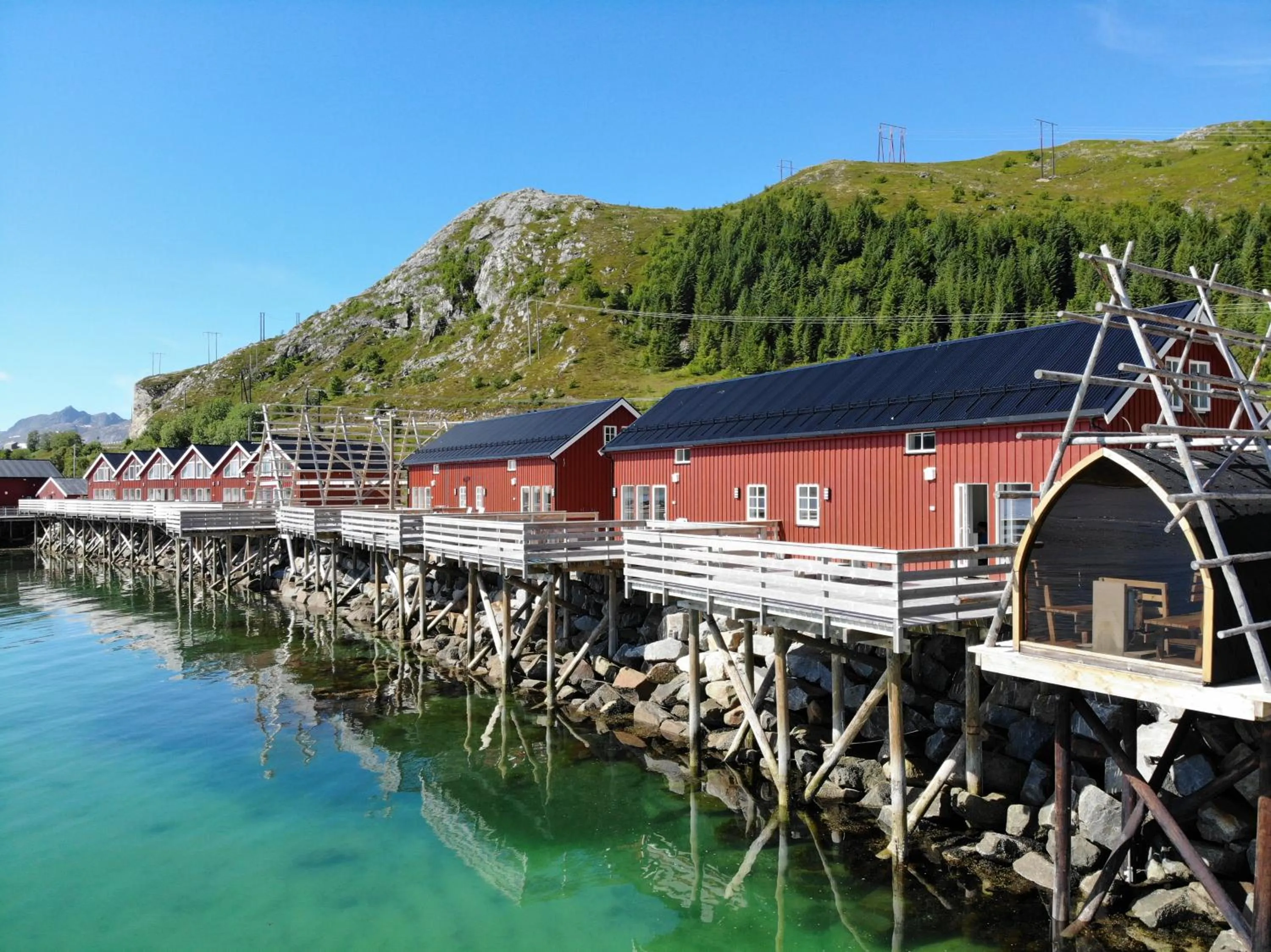 Property building in Lofoten Basecamp
