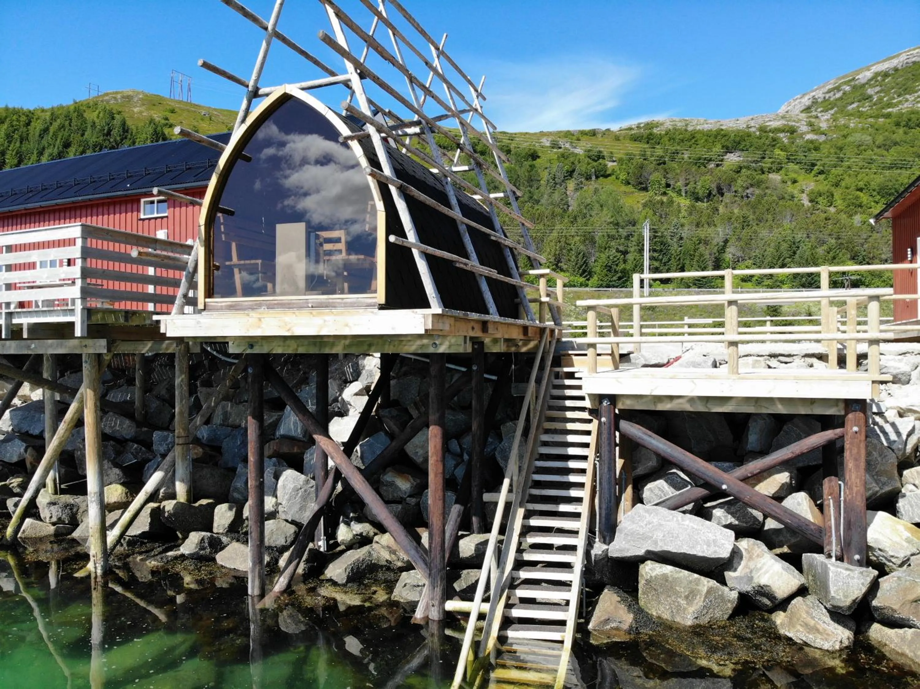 Property building in Lofoten Basecamp