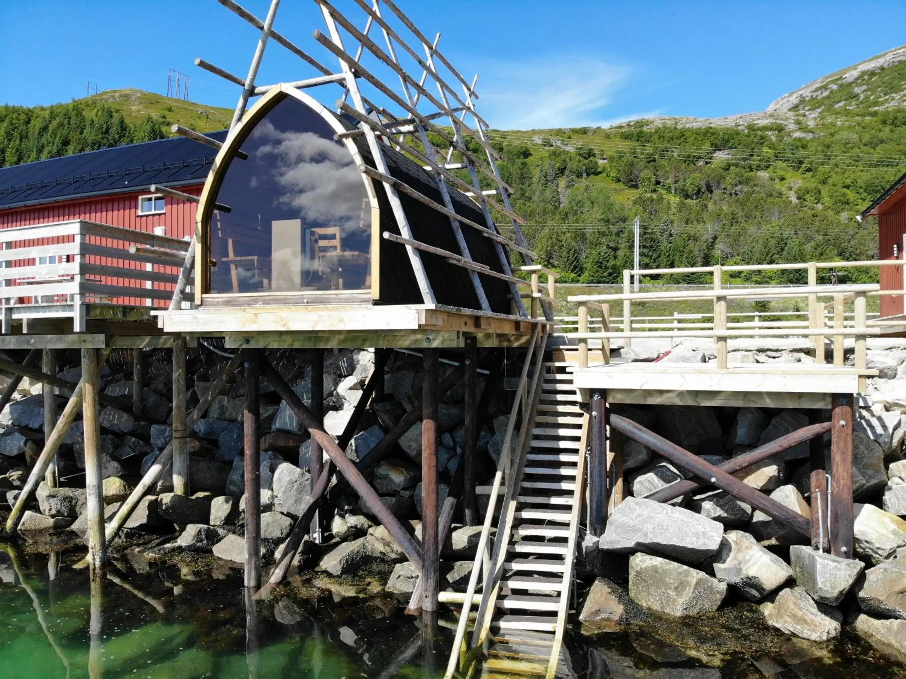 Property building in Lofoten Basecamp Property building in Lofoten Basecamp