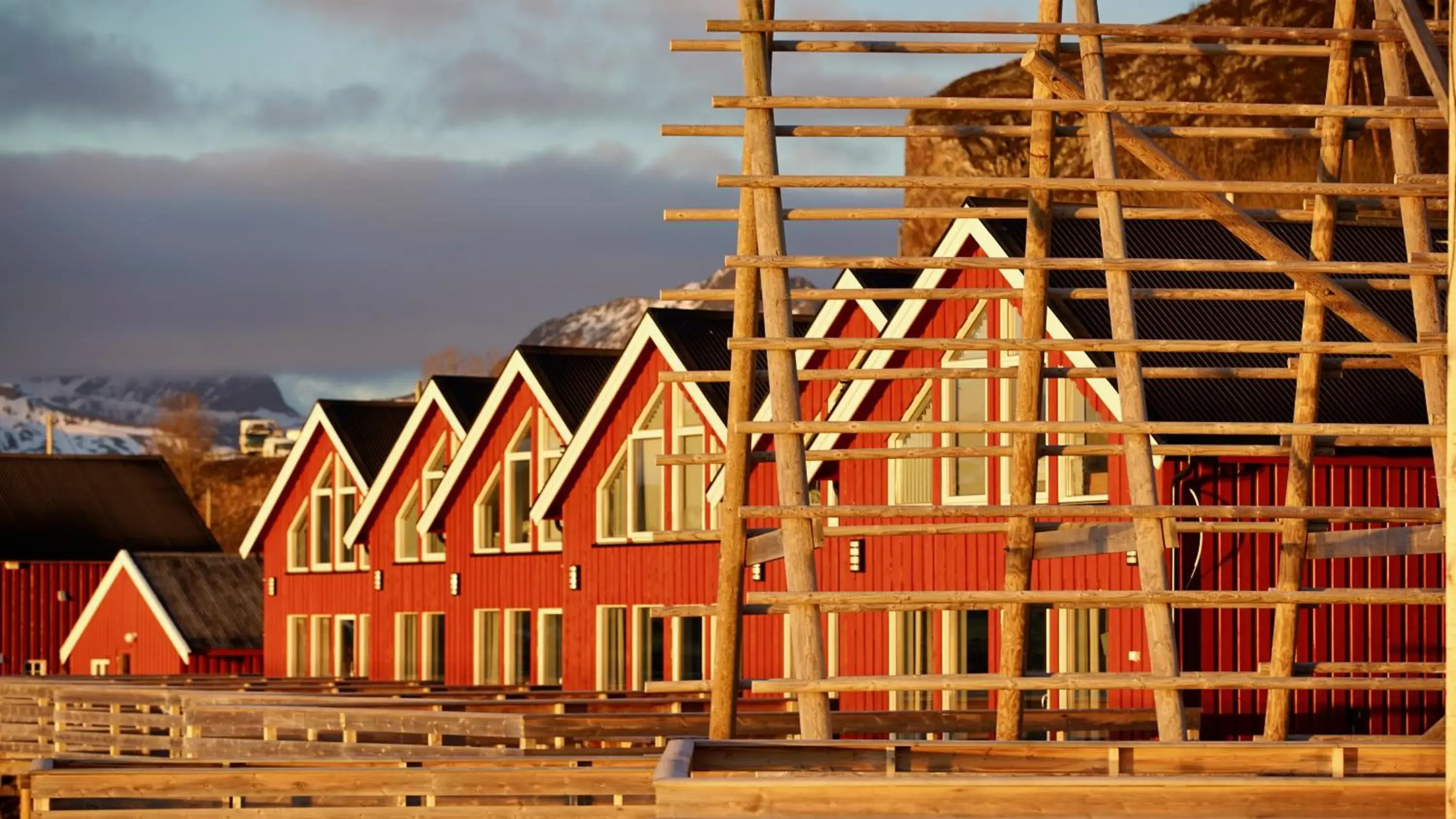 Property building in Lofoten Basecamp Property building in Lofoten Basecamp