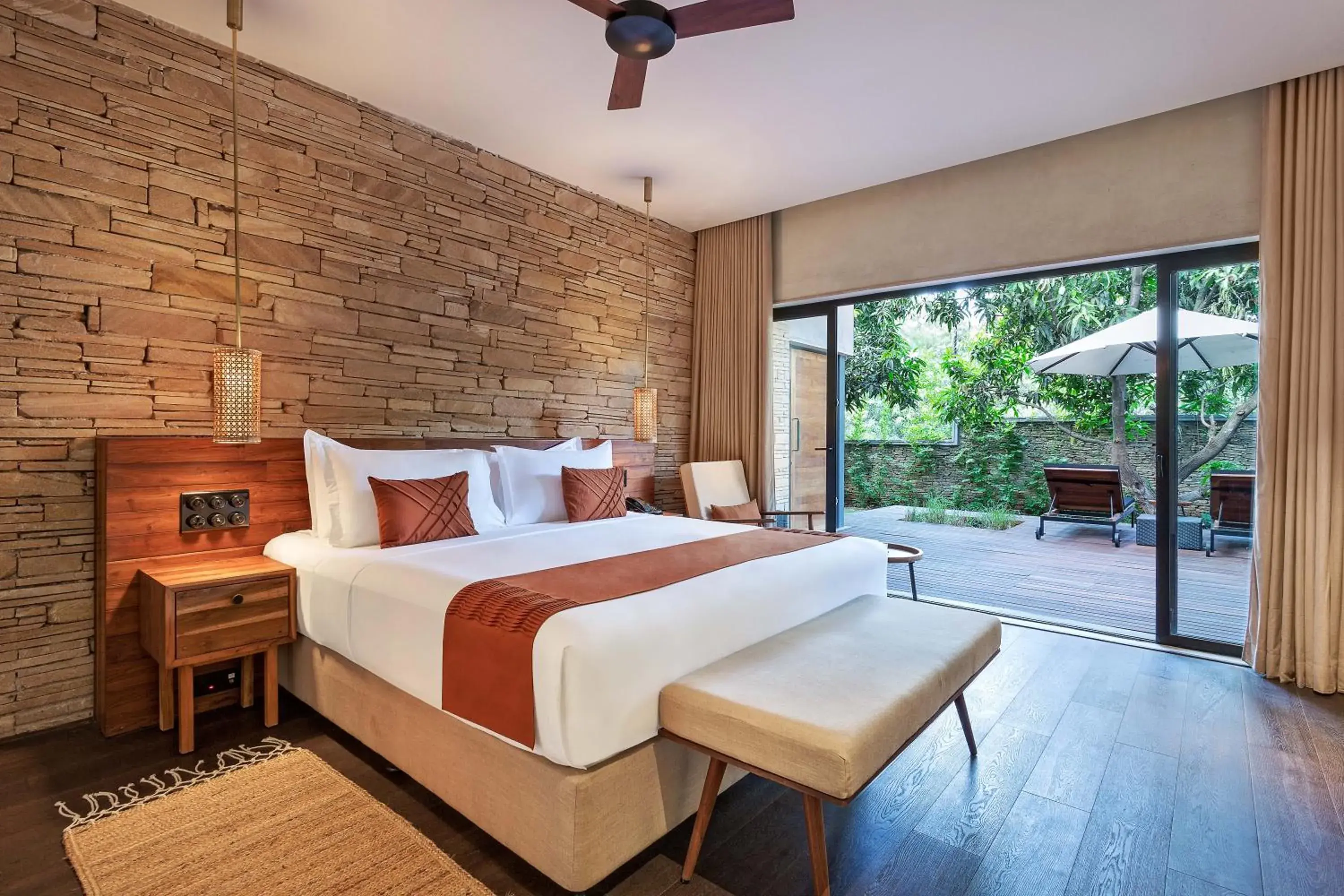 Bed in Woods at Sasan Bed in Woods at Sasan