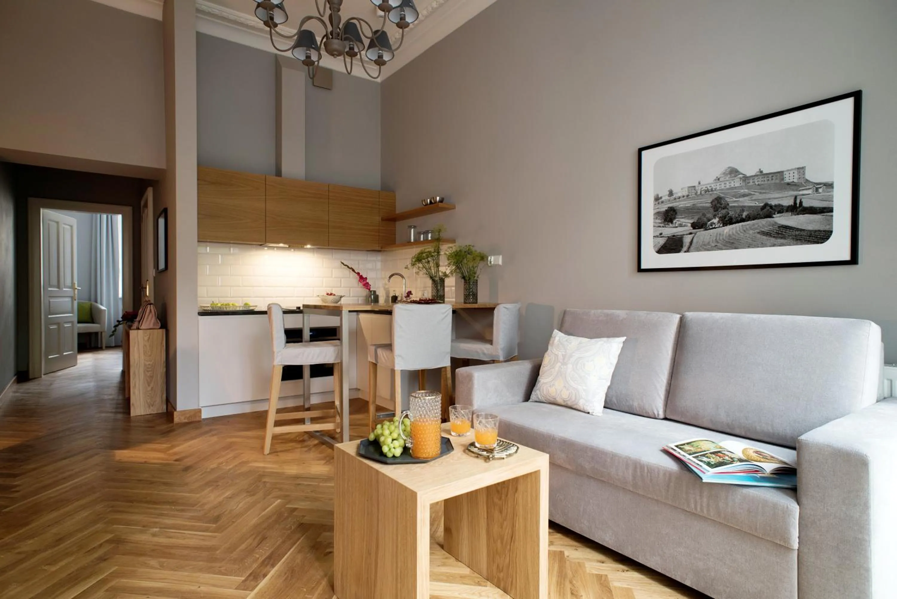 Kitchen or kitchenette in Belle Epoque Residence