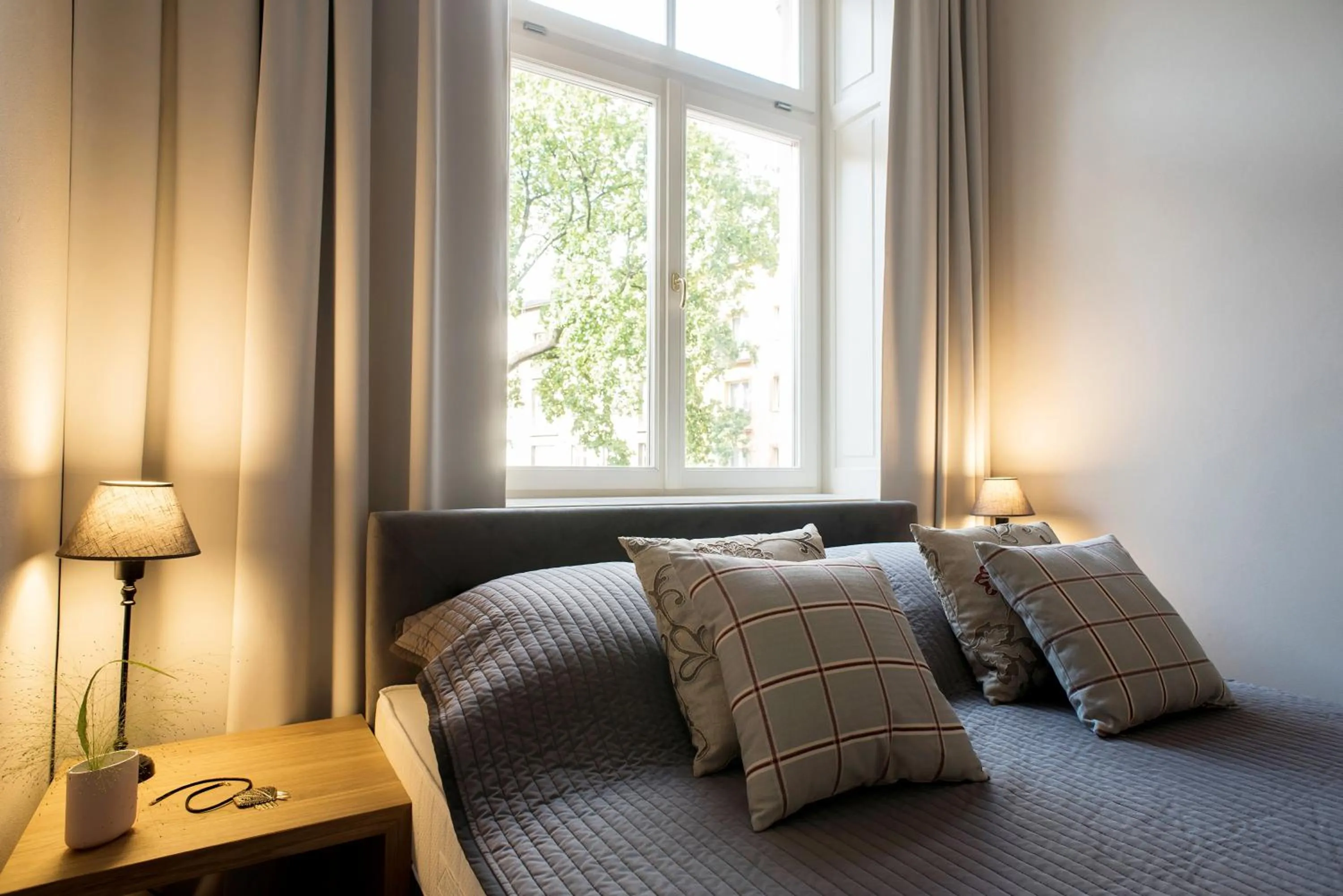 Bed in Belle Epoque Residence