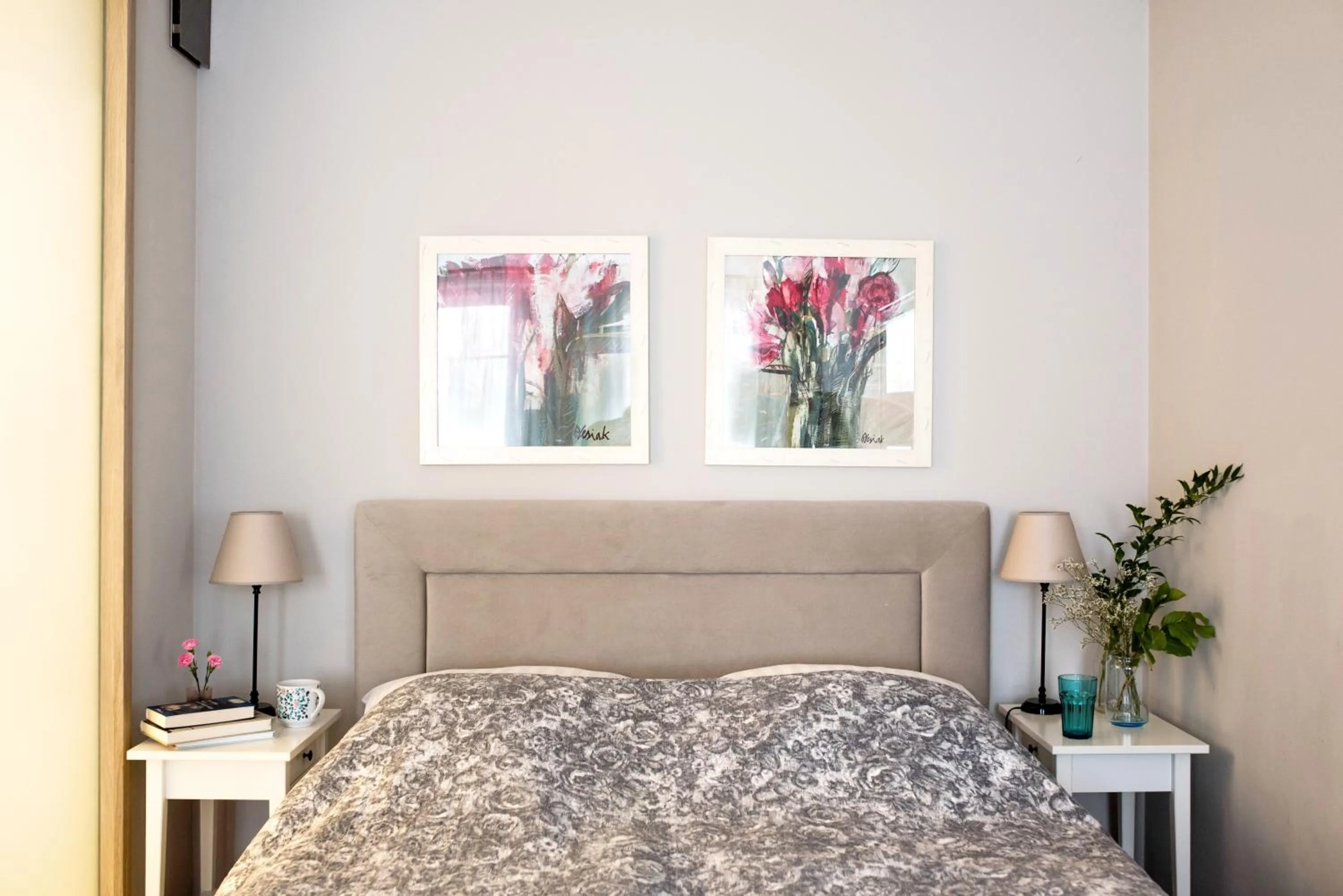 Bed in Belle Epoque Residence