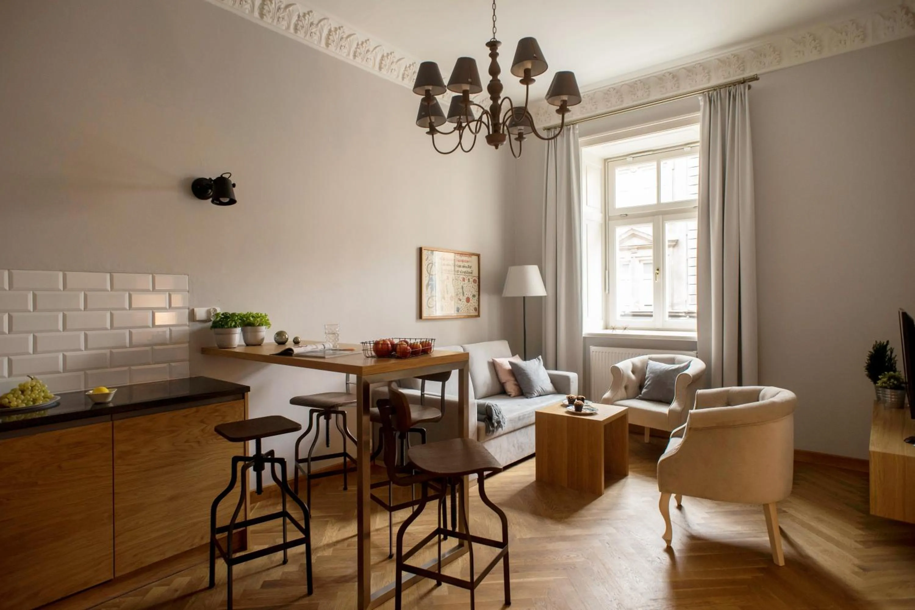 Seating area in Belle Epoque Residence