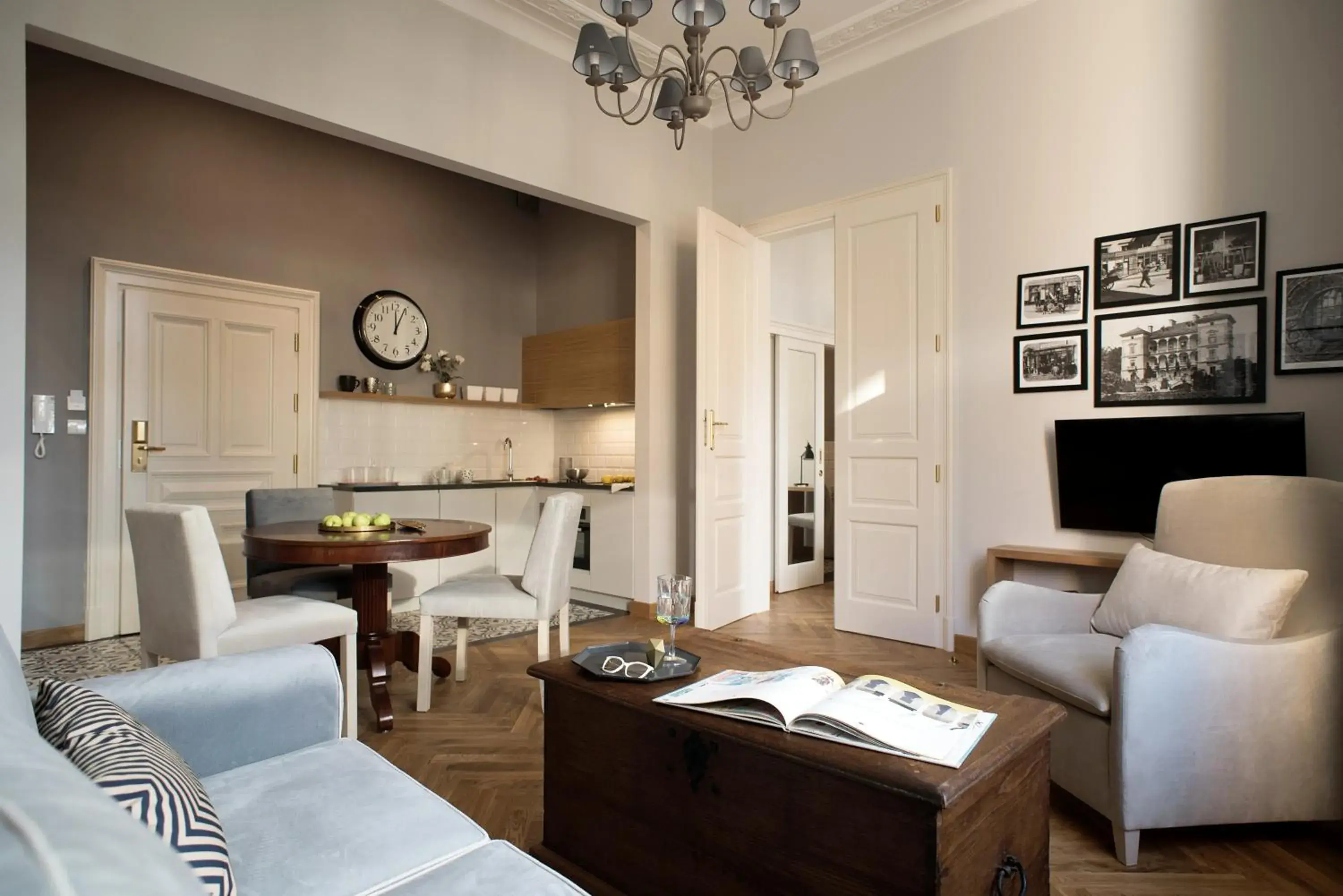 Living room in Belle Epoque Residence Living room in Belle Epoque Residence