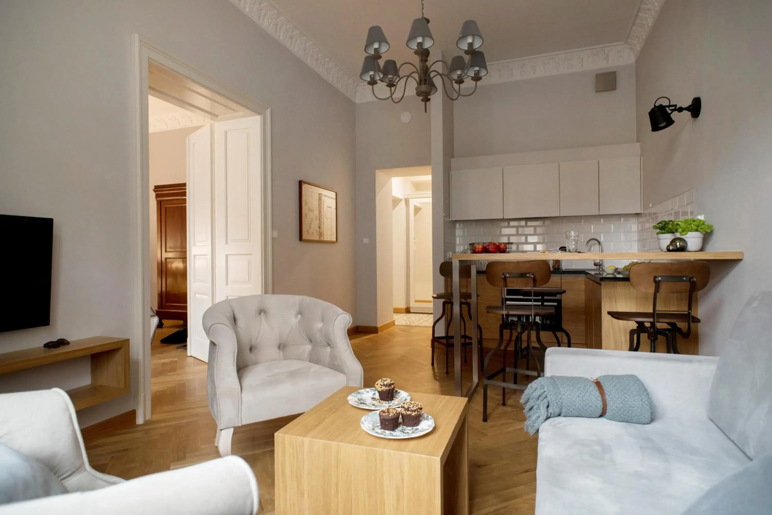 Kitchen or kitchenette in Belle Epoque Residence Kitchen or kitchenette in Belle Epoque Residence