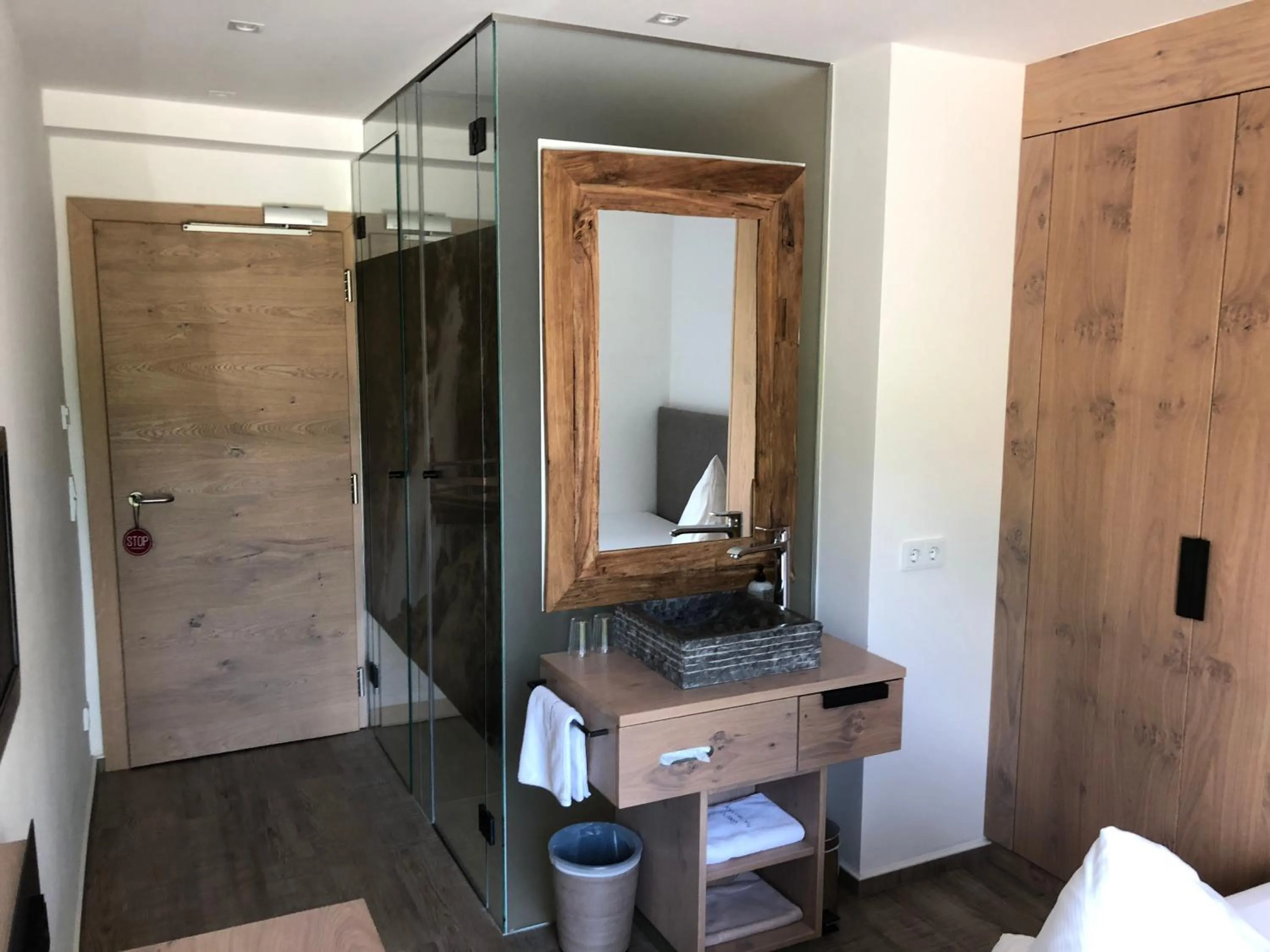 Bathroom in Lifesport Hotel Hechenmoos