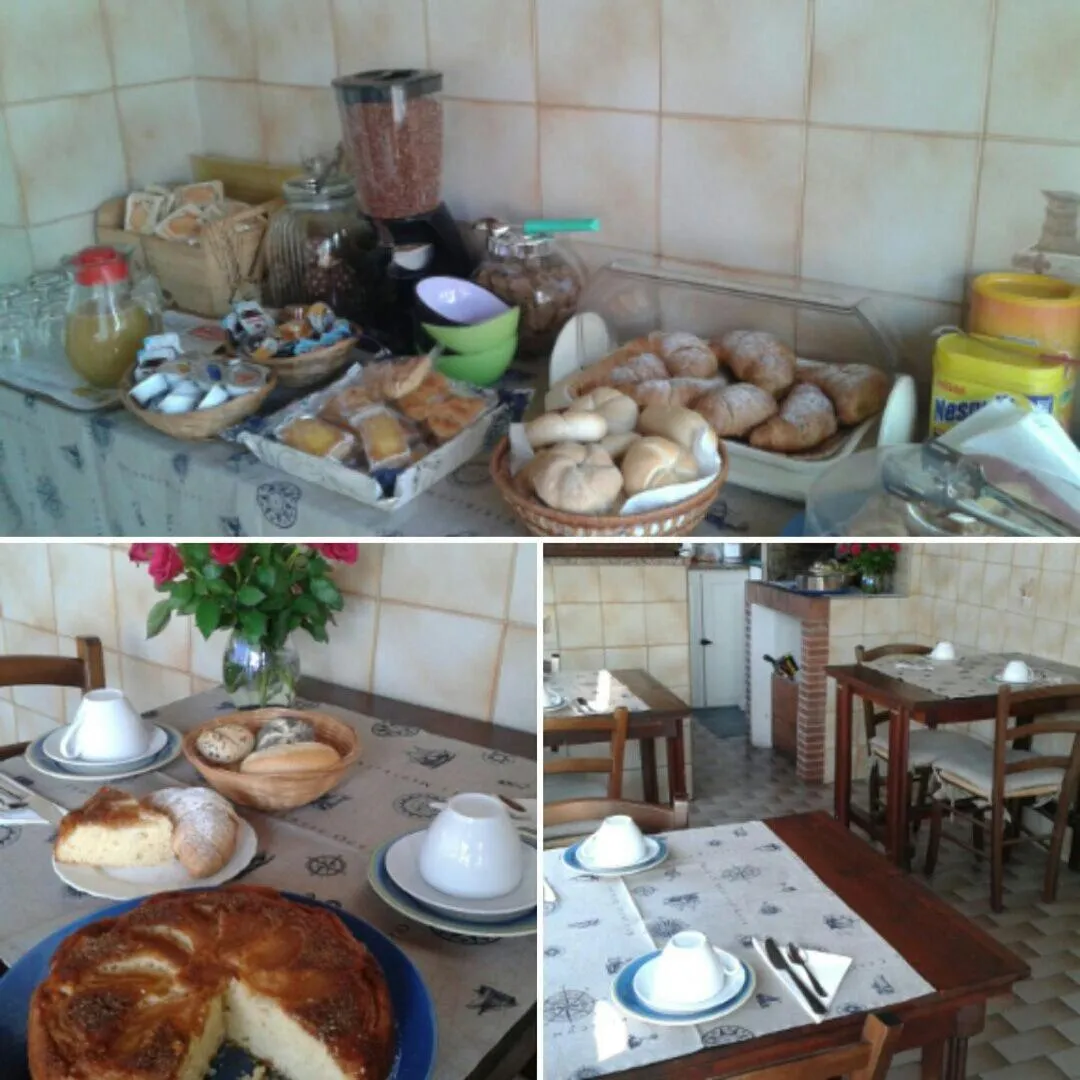 Italian breakfast in B&B Attico Mare