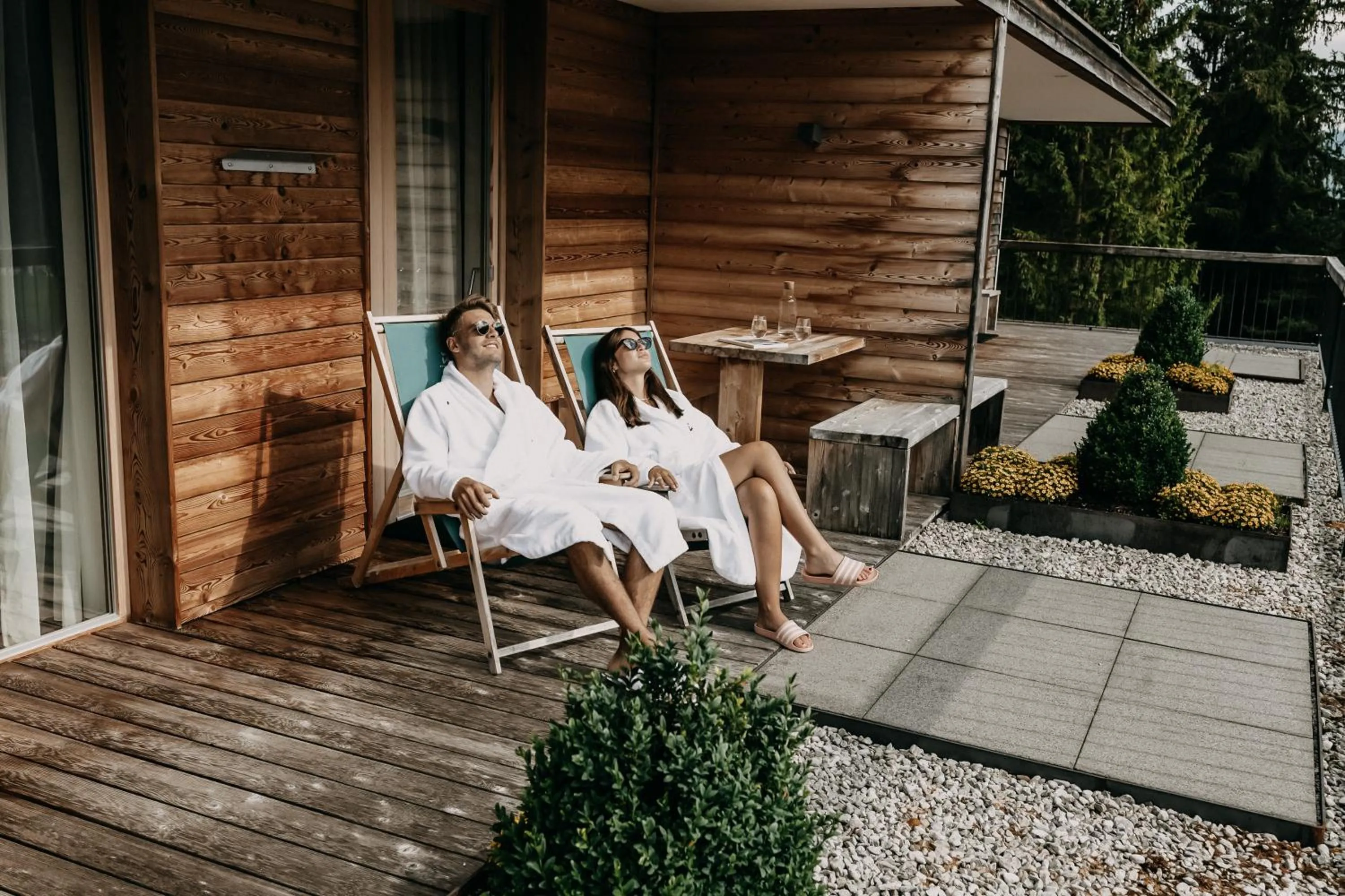 Balcony/Terrace in Das Kronthaler - Adults only