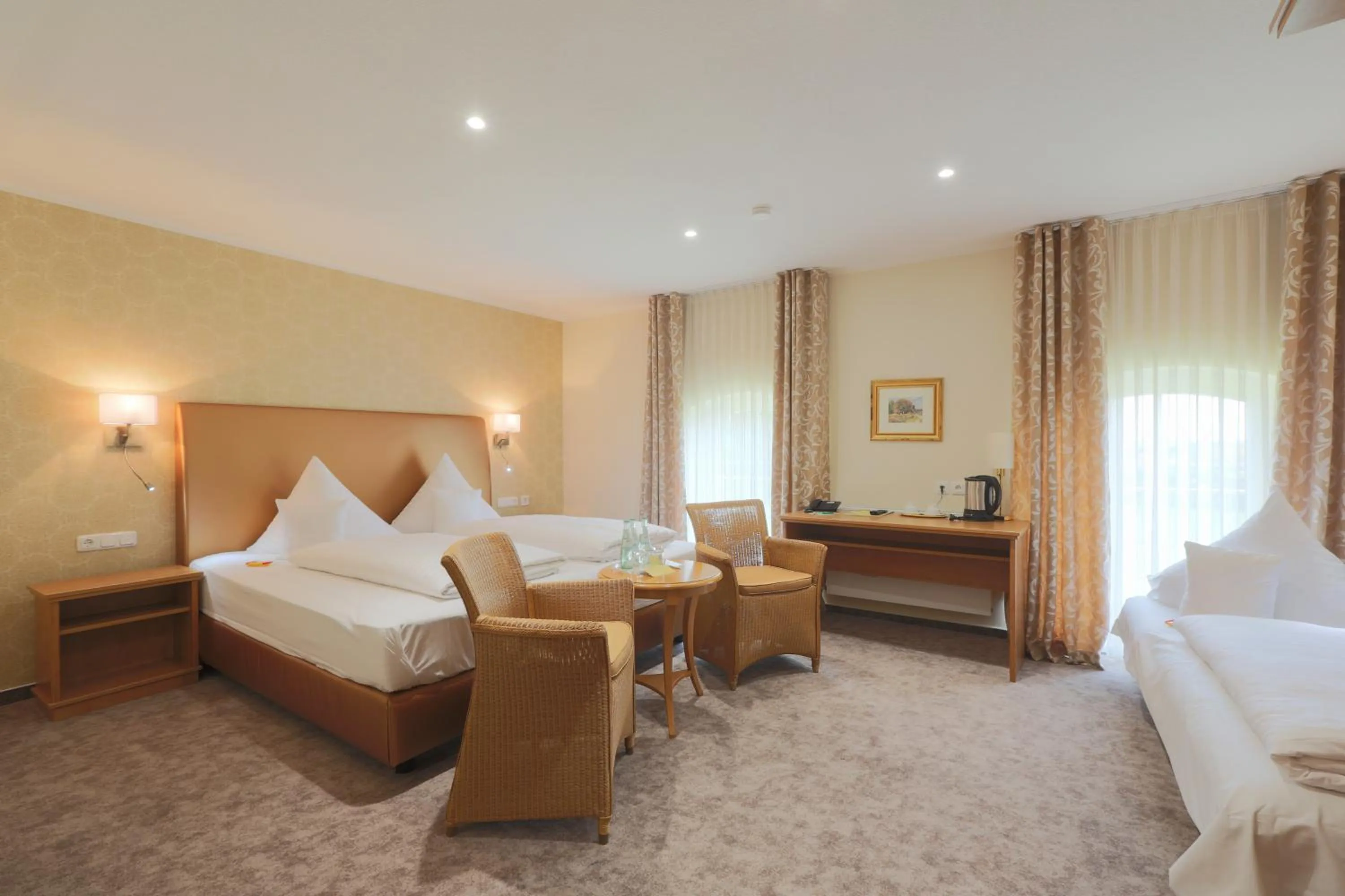 Bed in Hotel Gödecke