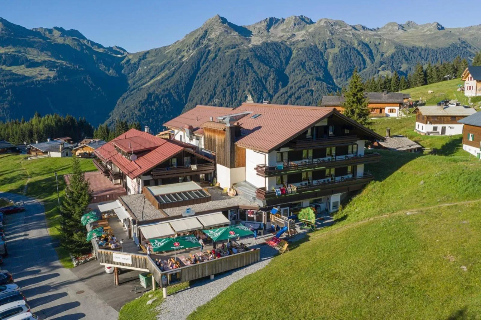 Bird's eye view in T3 Alpenhotel Garfrescha