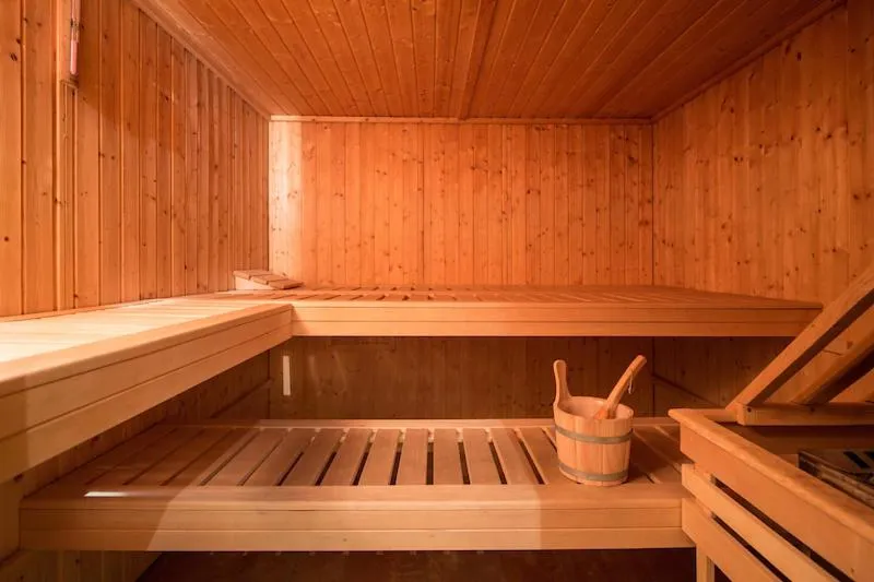 Sauna in T3 Alpenhotel Garfrescha