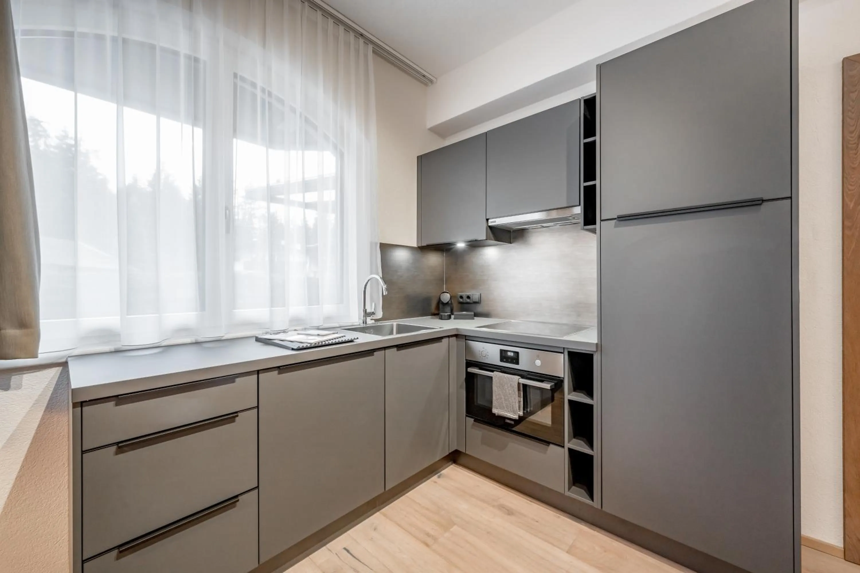 Kitchen or kitchenette in Appartements Perberschlager