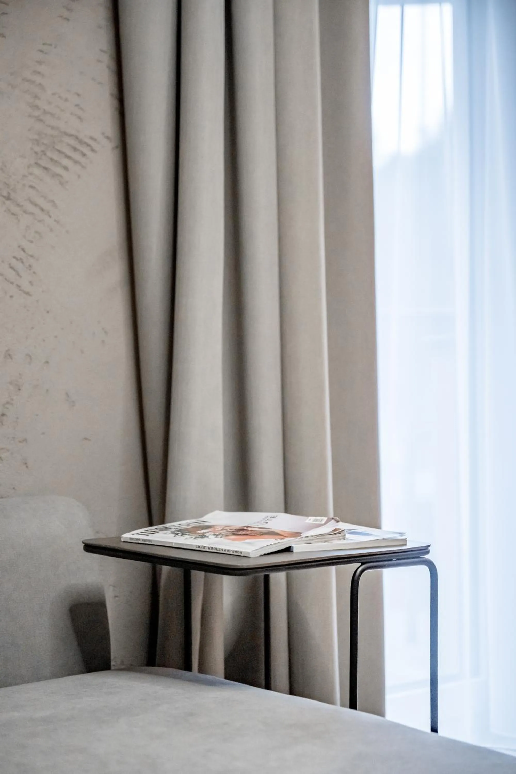 Living room, Bed in Appartements Perberschlager