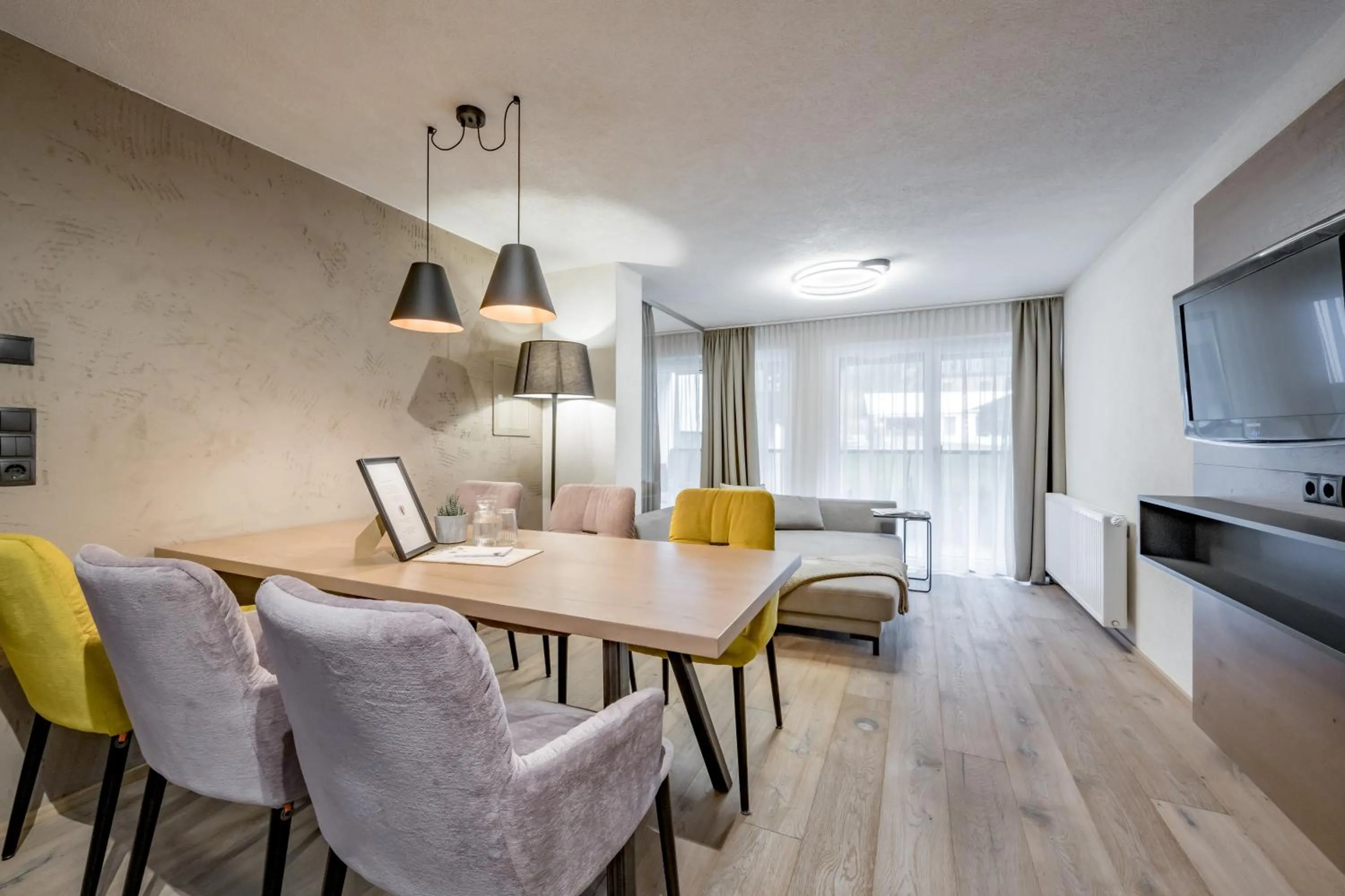 Dining area in Appartements Perberschlager