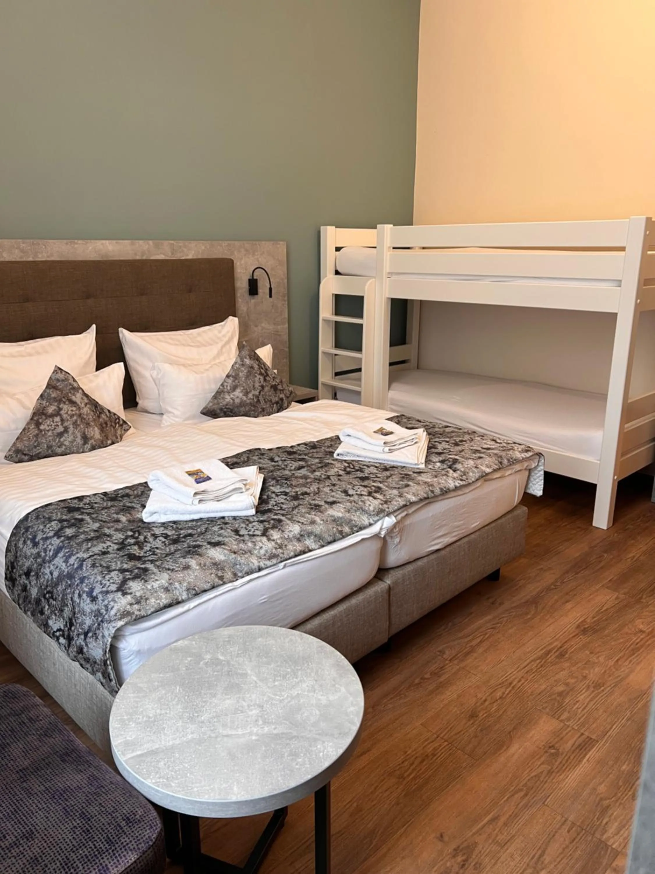 Photo of the whole room, Bed in Novel Hotel