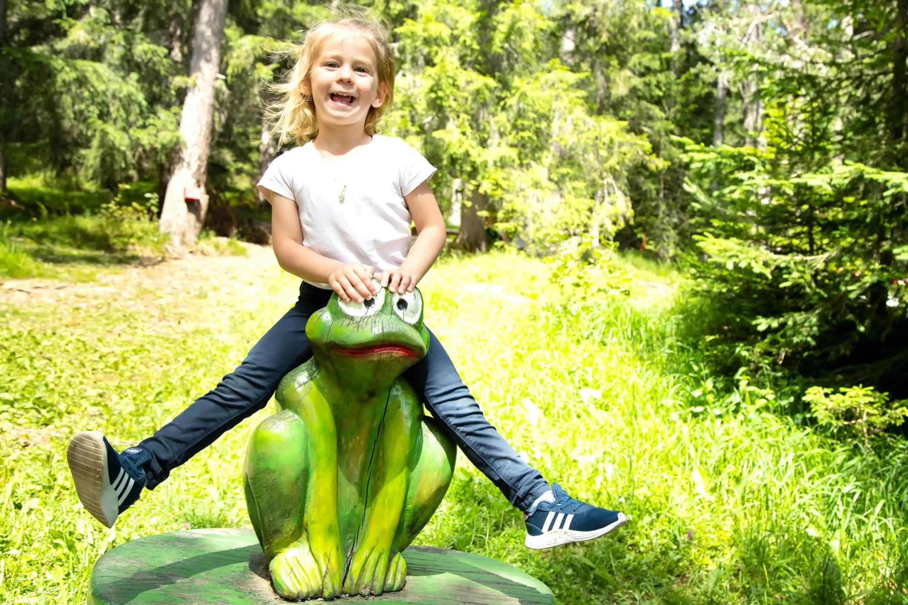 Children play ground in Kinderhotel Lärchenhof
