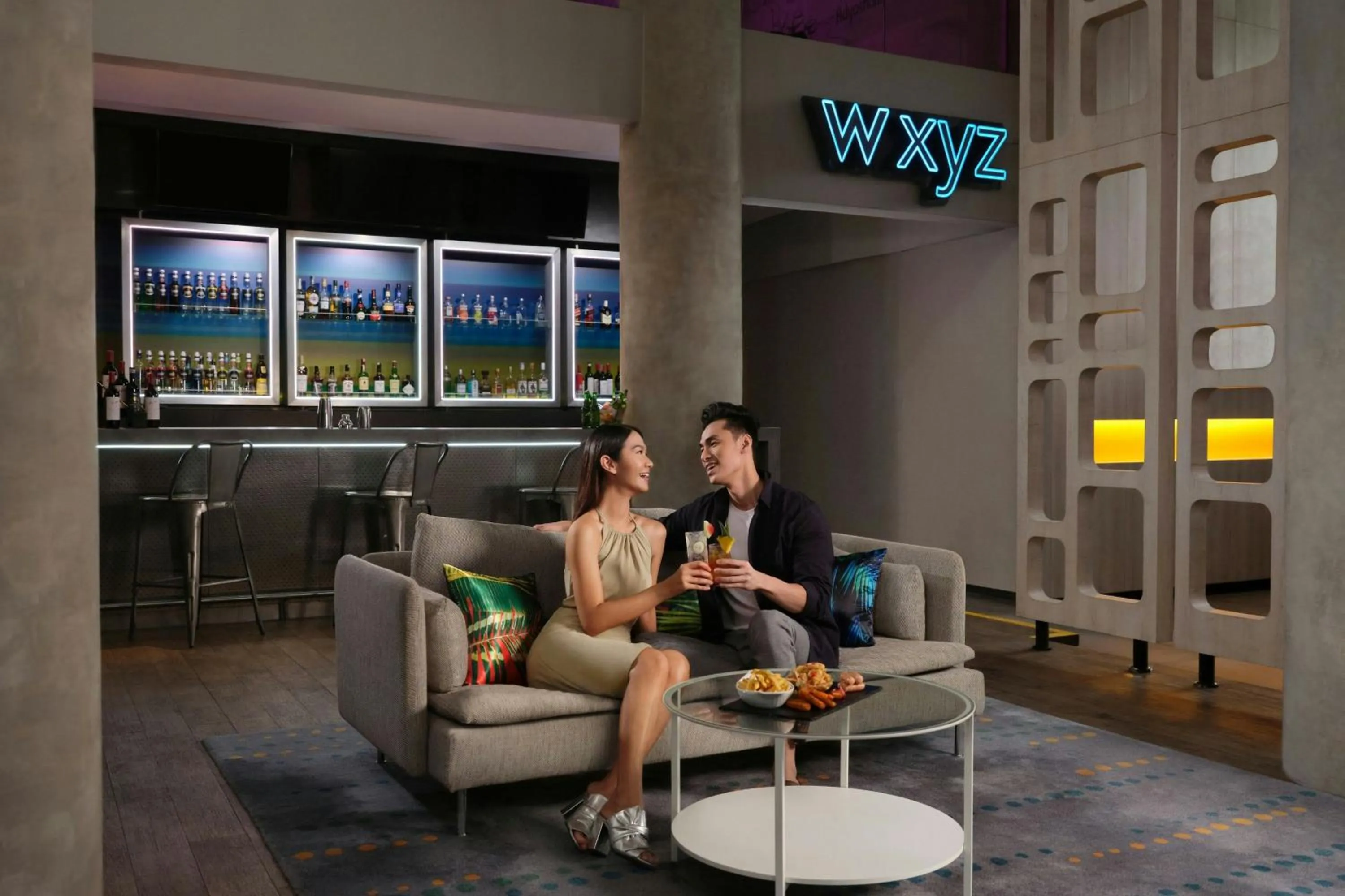 Lounge or bar in Aloft Jakarta Wahid Hasyim