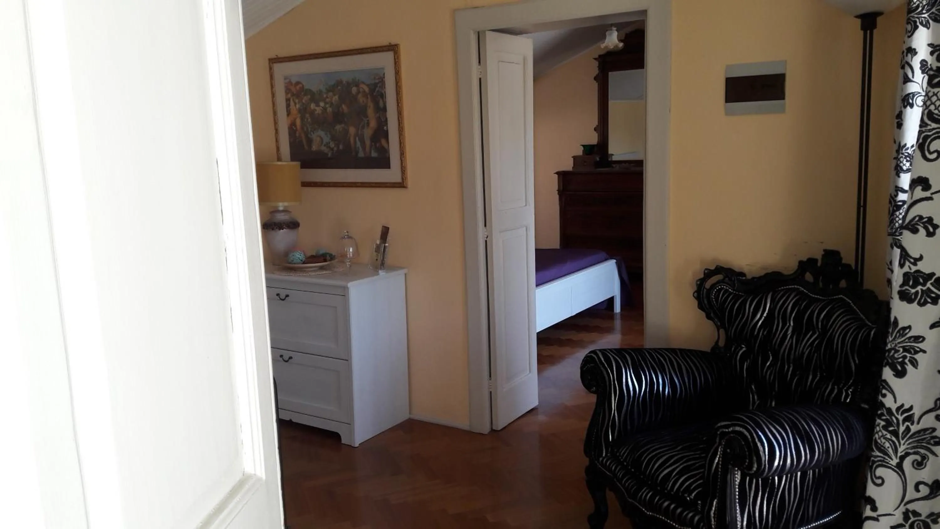 Double Room with Balcony (3 Adults) - single occupancy in B&B Casa Laviano