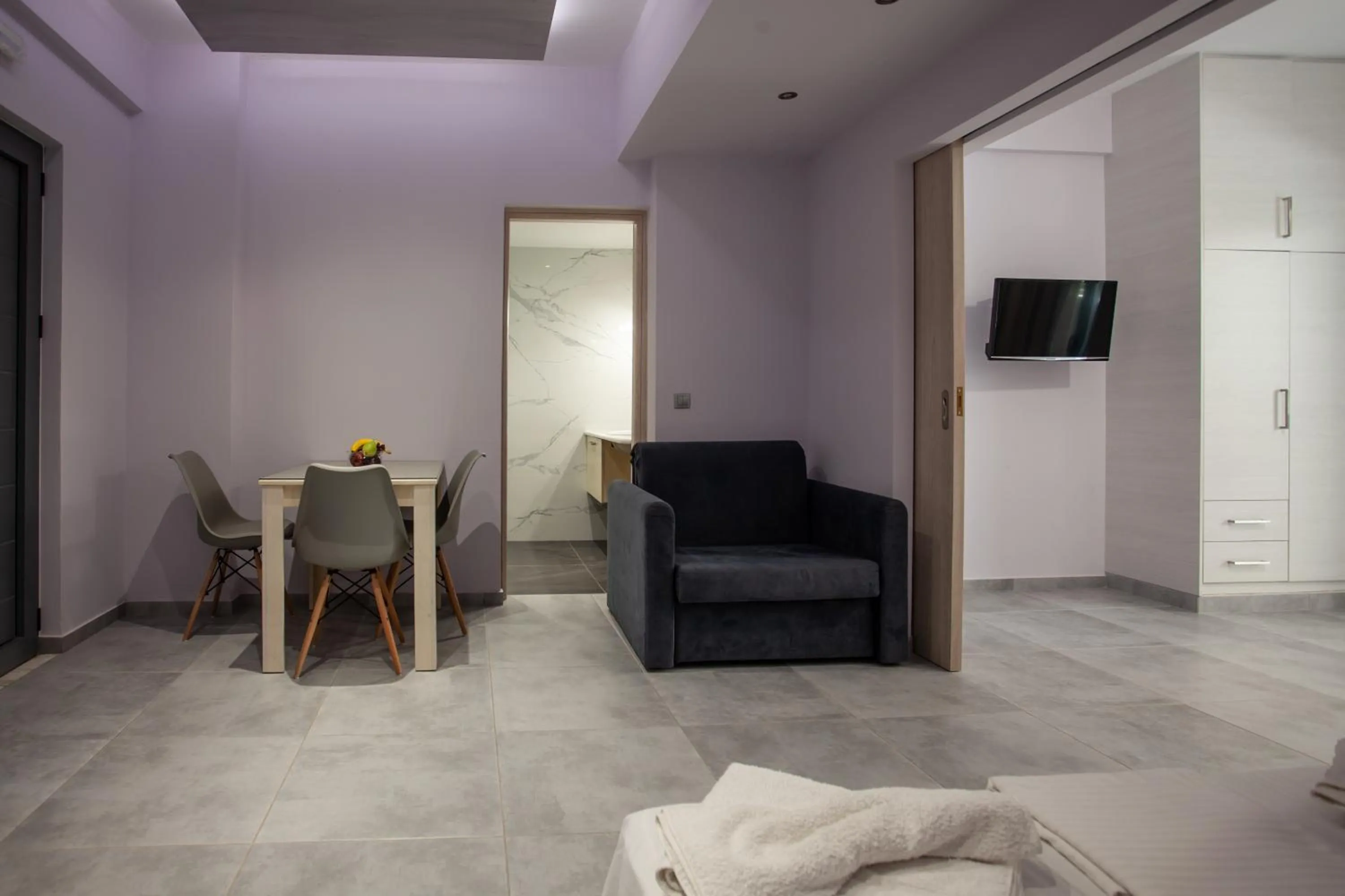 Dining area in Gold Apartments