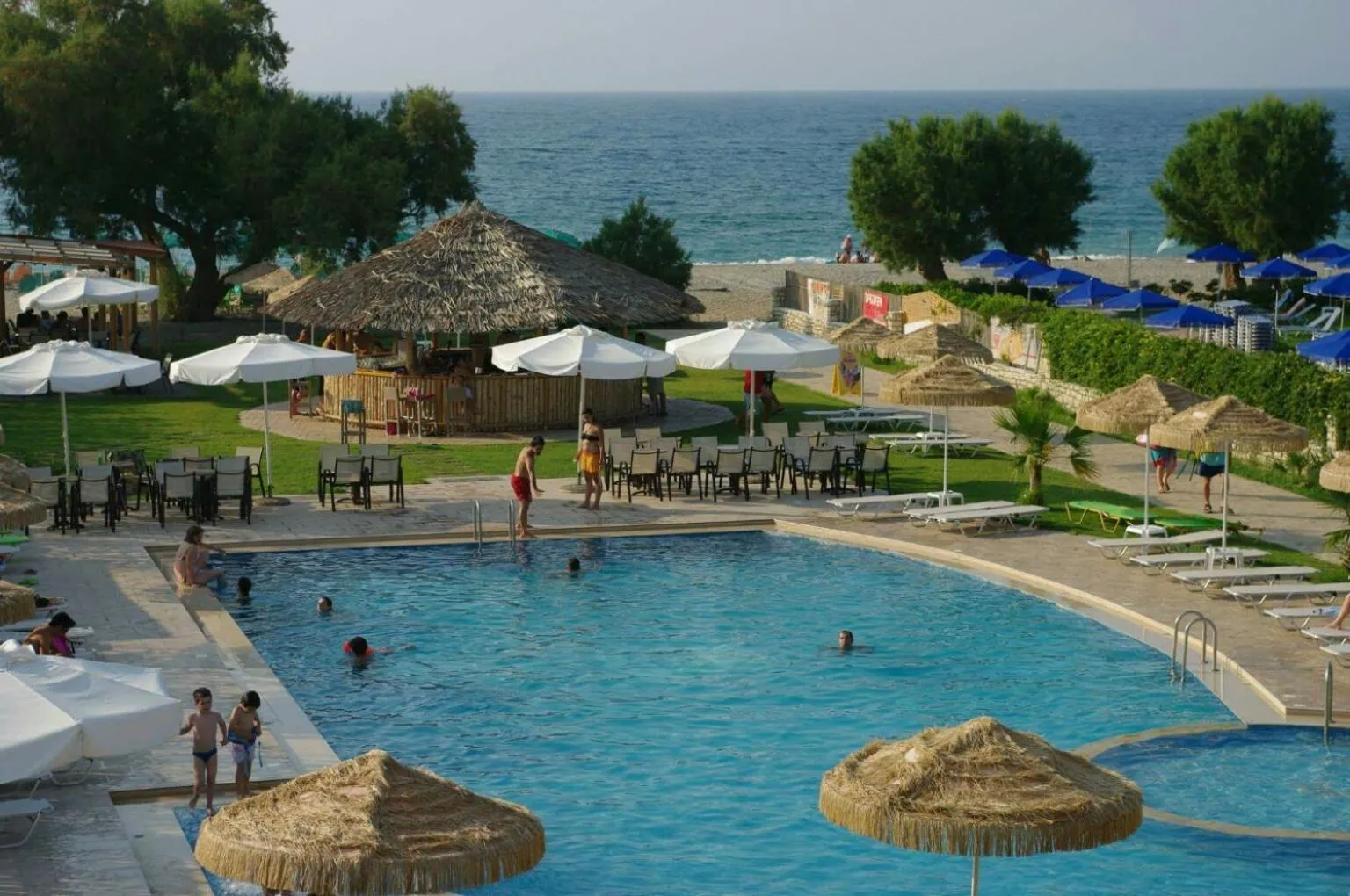 People in Gold Apartments